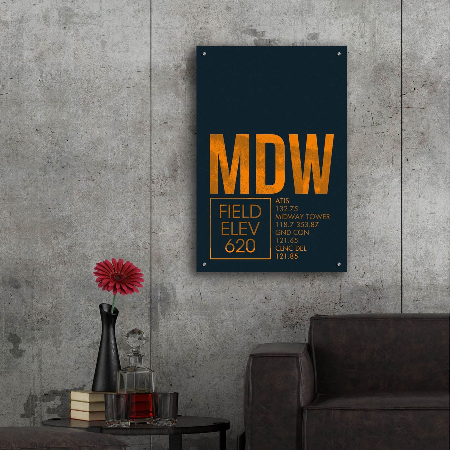 Epic Art 'MDW ATC' by O8 Left, Acrylic Glass Wall Art,24x36