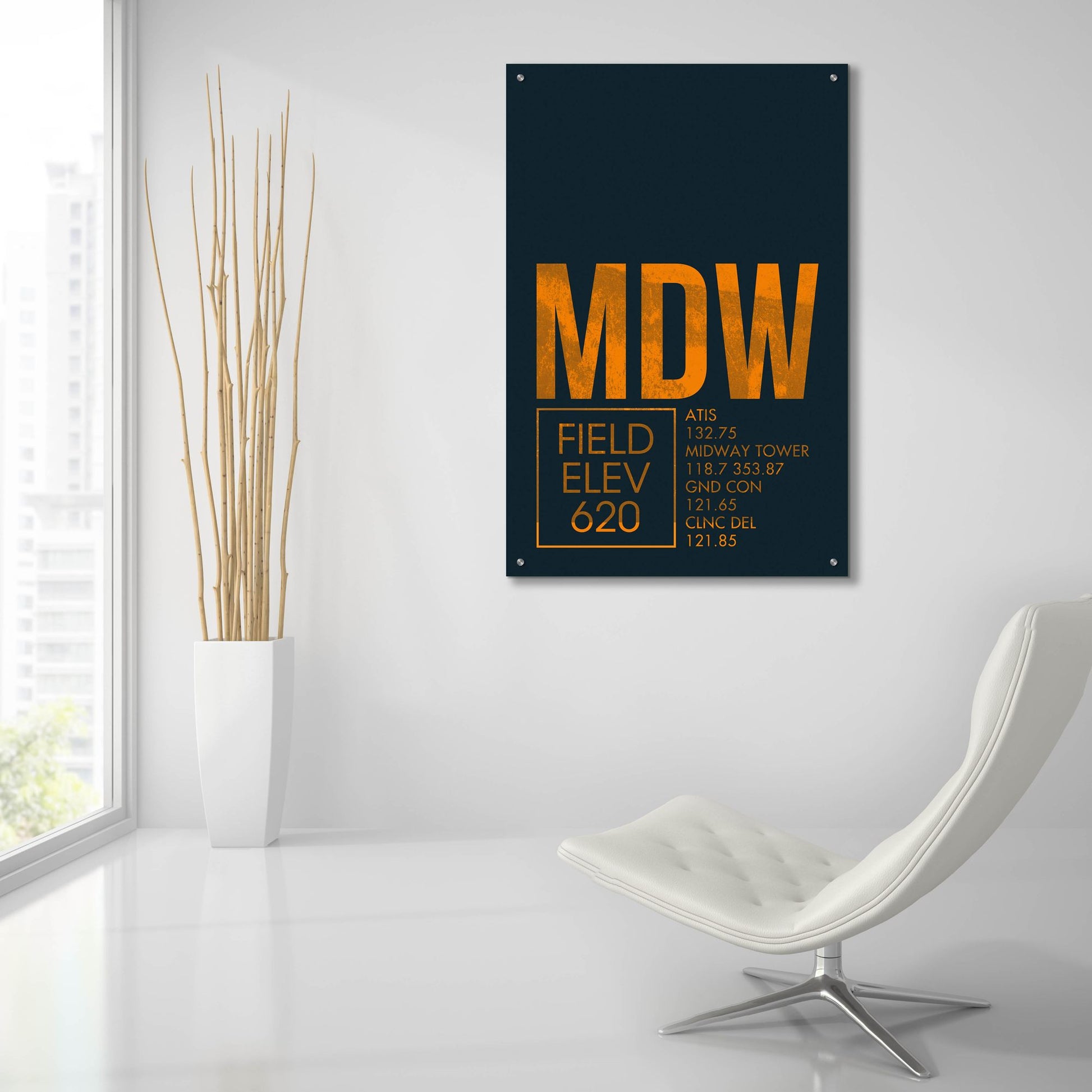 Epic Art 'MDW ATC' by O8 Left, Acrylic Glass Wall Art,24x36