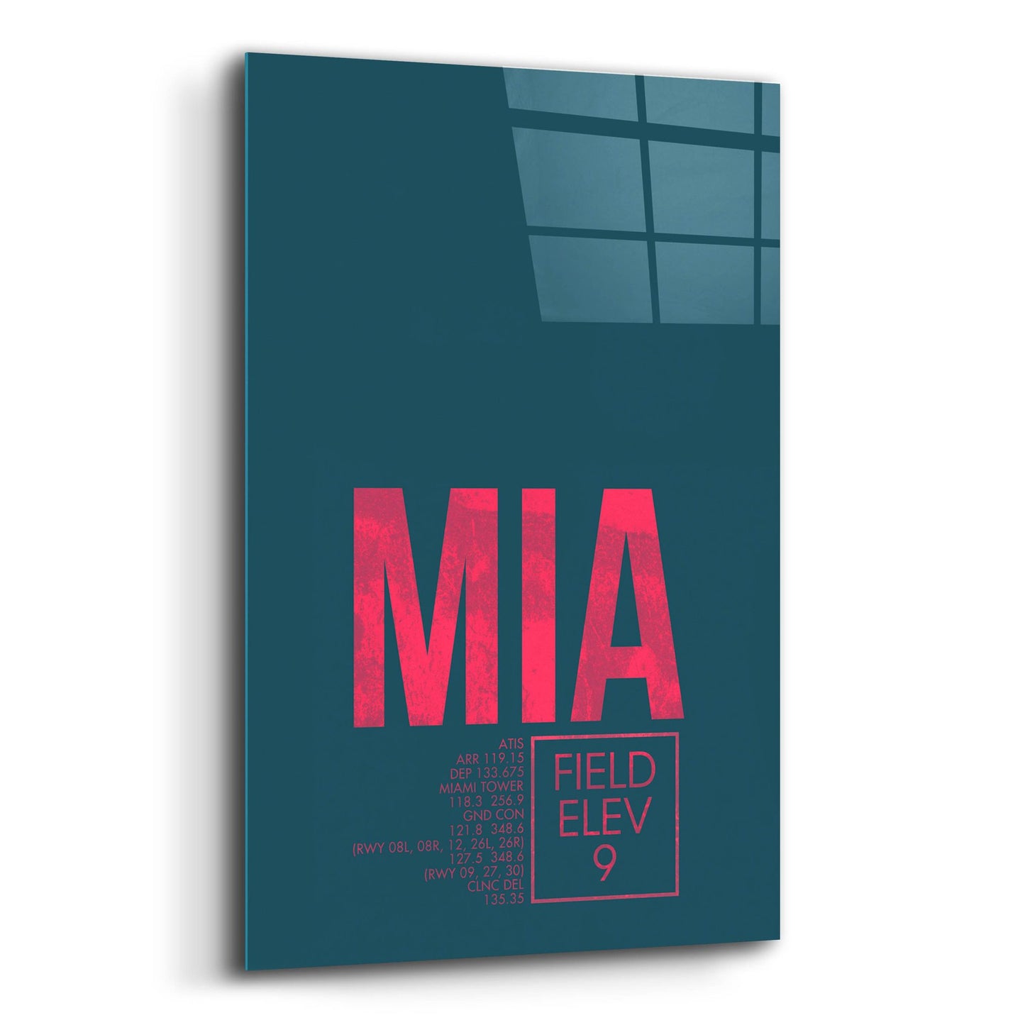 Epic Art 'MIA ATC' by O8 Left, Acrylic Glass Wall Art,12x16