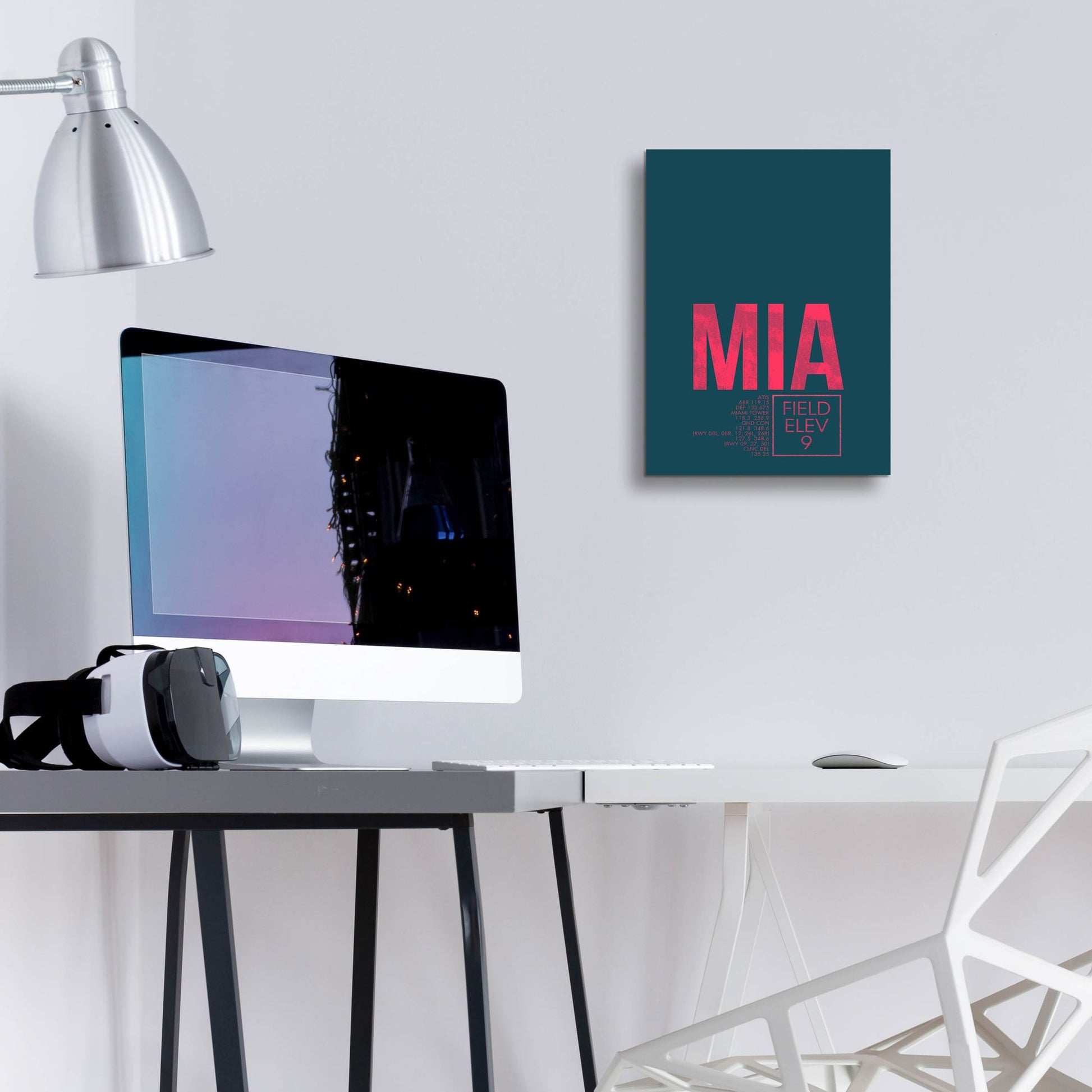 Epic Art 'MIA ATC' by O8 Left, Acrylic Glass Wall Art,12x16