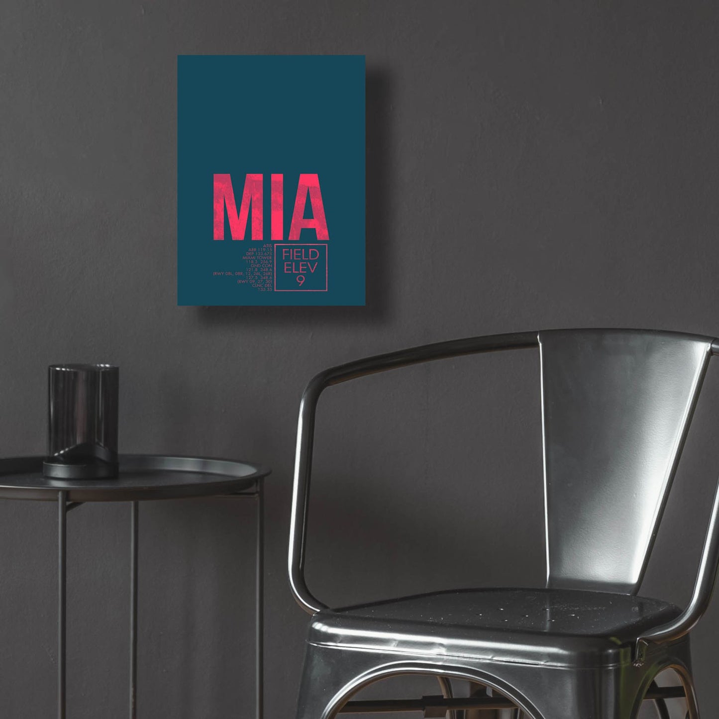 Epic Art 'MIA ATC' by O8 Left, Acrylic Glass Wall Art,12x16