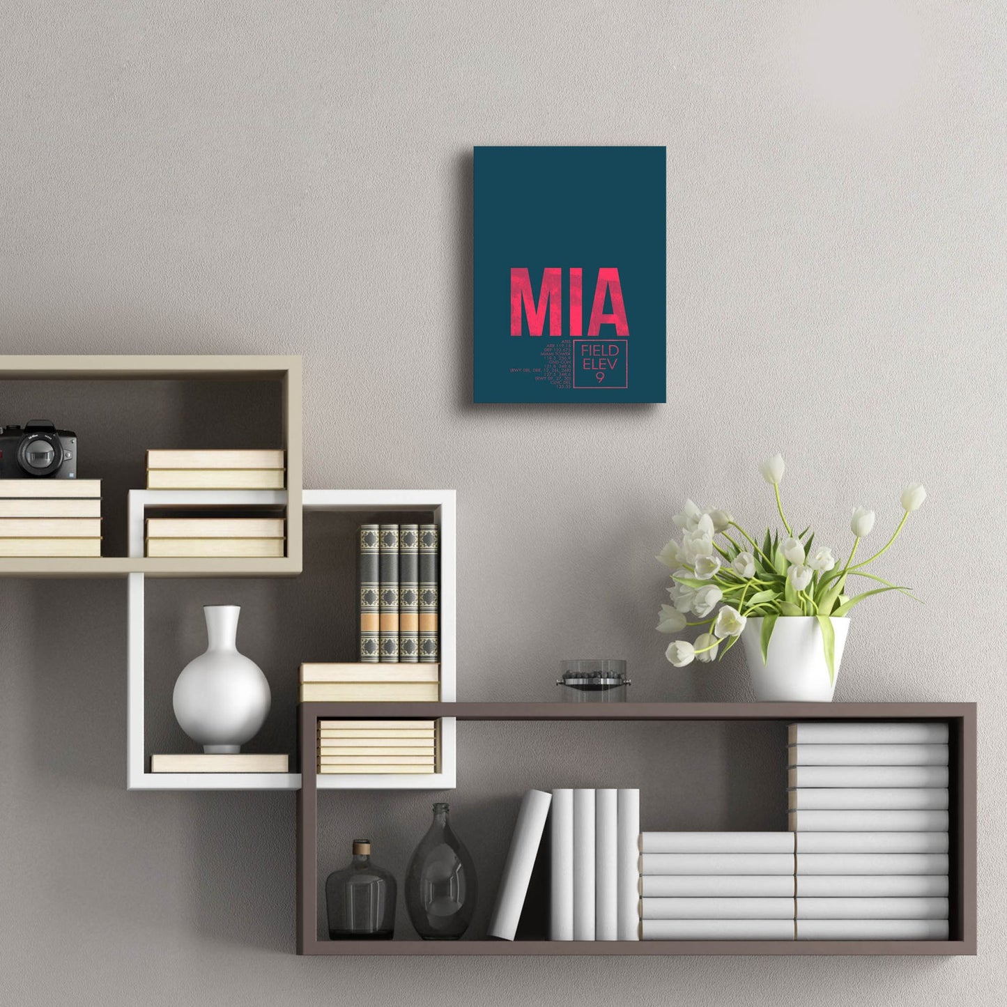 Epic Art 'MIA ATC' by O8 Left, Acrylic Glass Wall Art,12x16