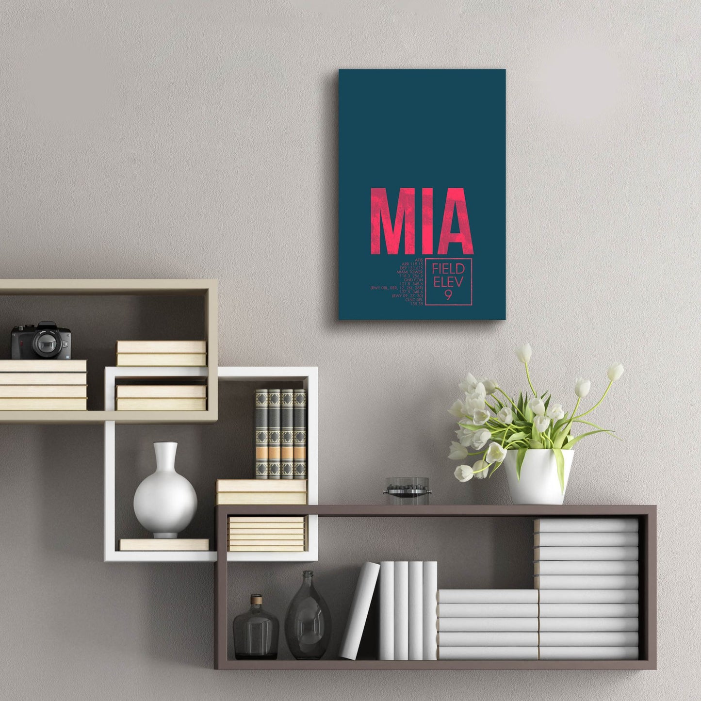 Epic Art 'MIA ATC' by O8 Left, Acrylic Glass Wall Art,16x24