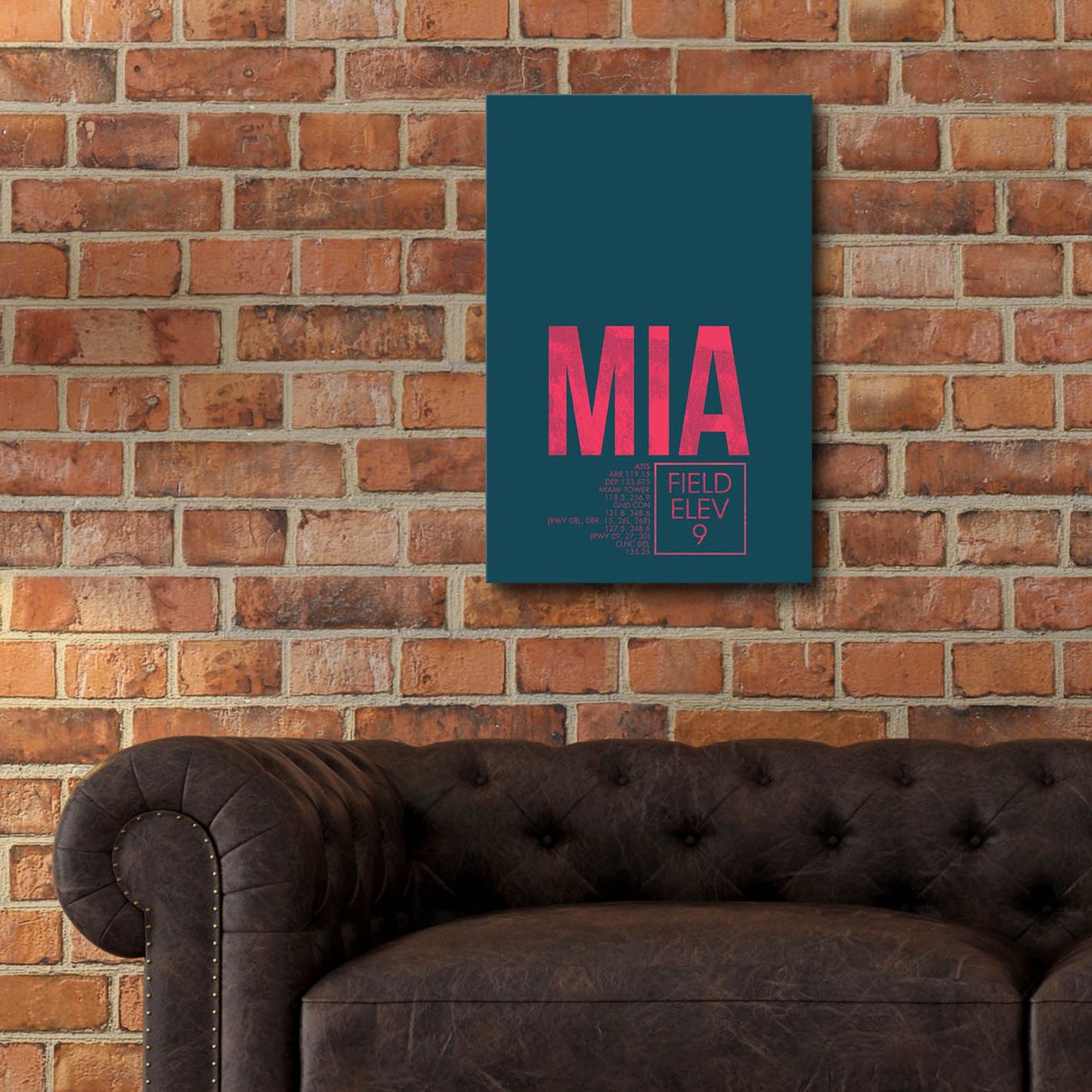 Epic Art 'MIA ATC' by O8 Left, Acrylic Glass Wall Art,16x24