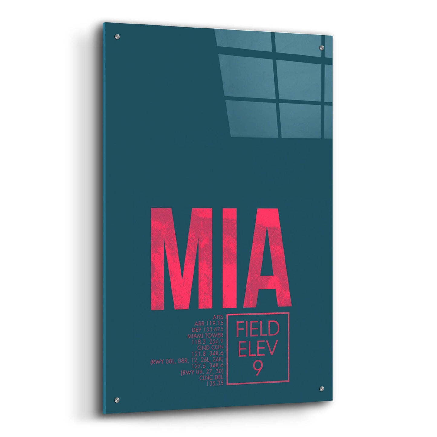 Epic Art 'MIA ATC' by O8 Left, Acrylic Glass Wall Art,24x36