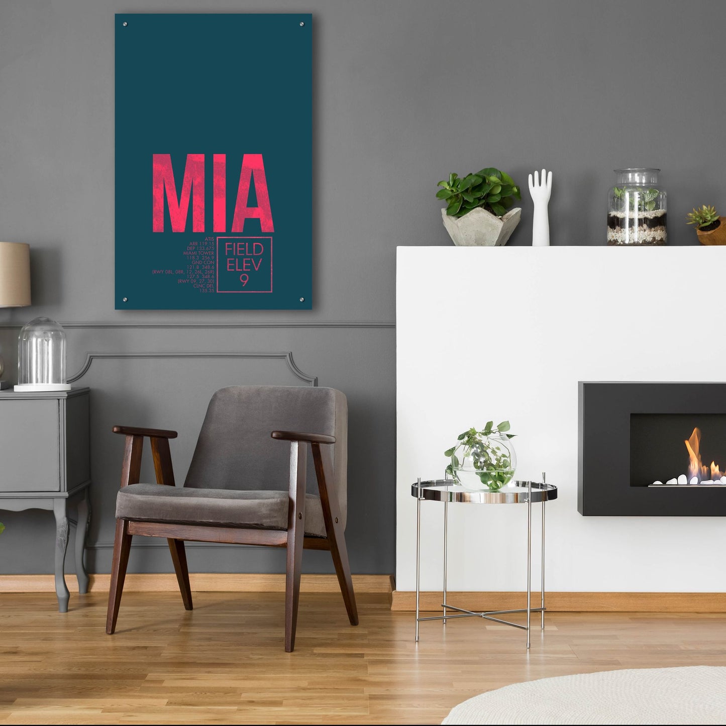 Epic Art 'MIA ATC' by O8 Left, Acrylic Glass Wall Art,24x36