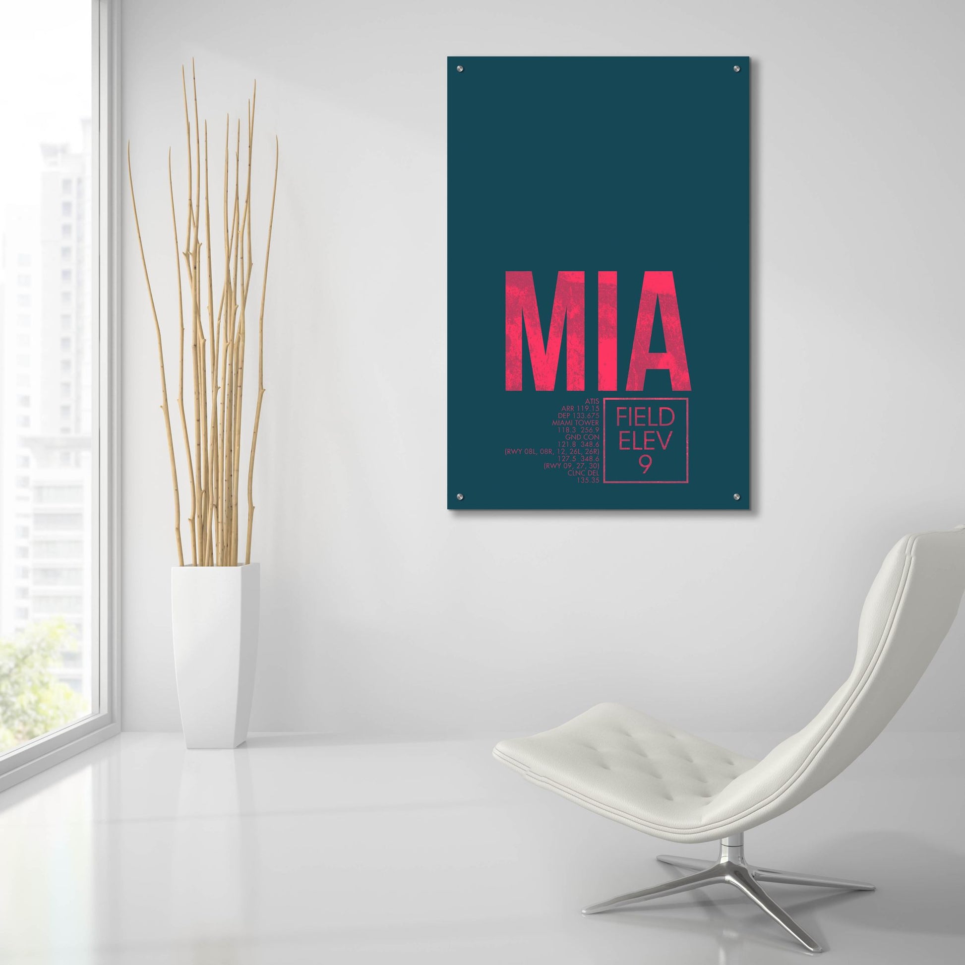 Epic Art 'MIA ATC' by O8 Left, Acrylic Glass Wall Art,24x36