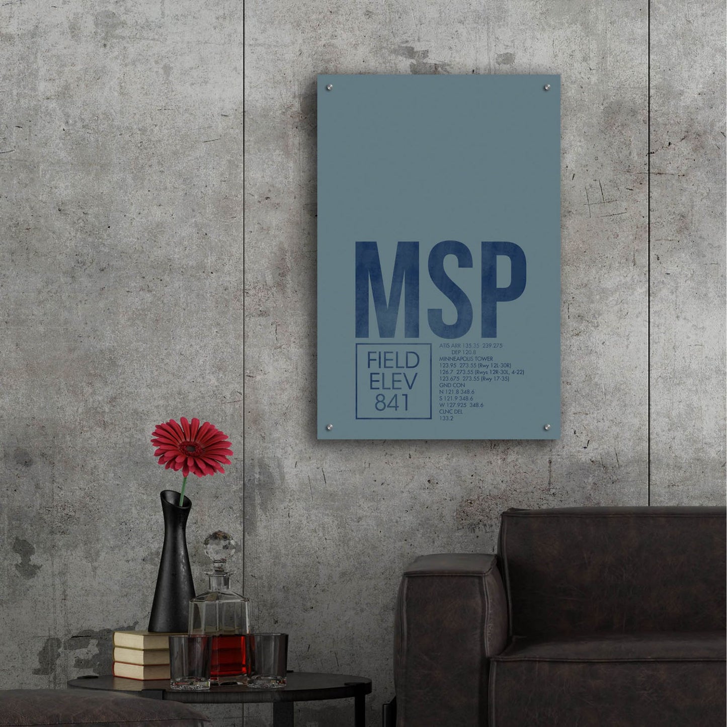 Epic Art 'MSP ATC' by O8 Left, Acrylic Glass Wall Art,24x36