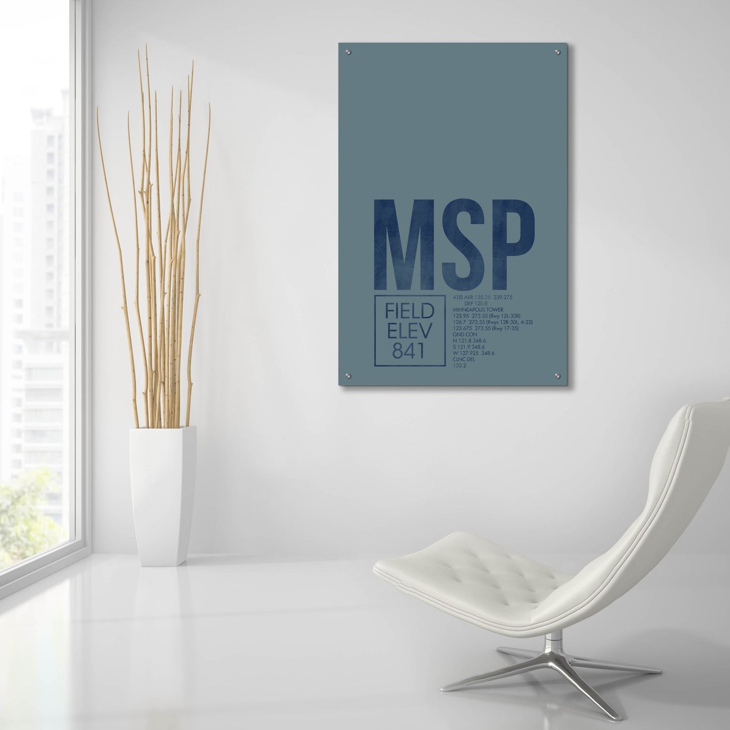 Epic Art 'MSP ATC' by O8 Left, Acrylic Glass Wall Art,24x36