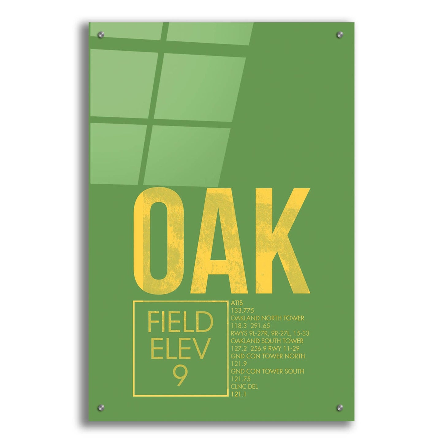 Epic Art 'OAK ATC' by O8 Left, Acrylic Glass Wall Art