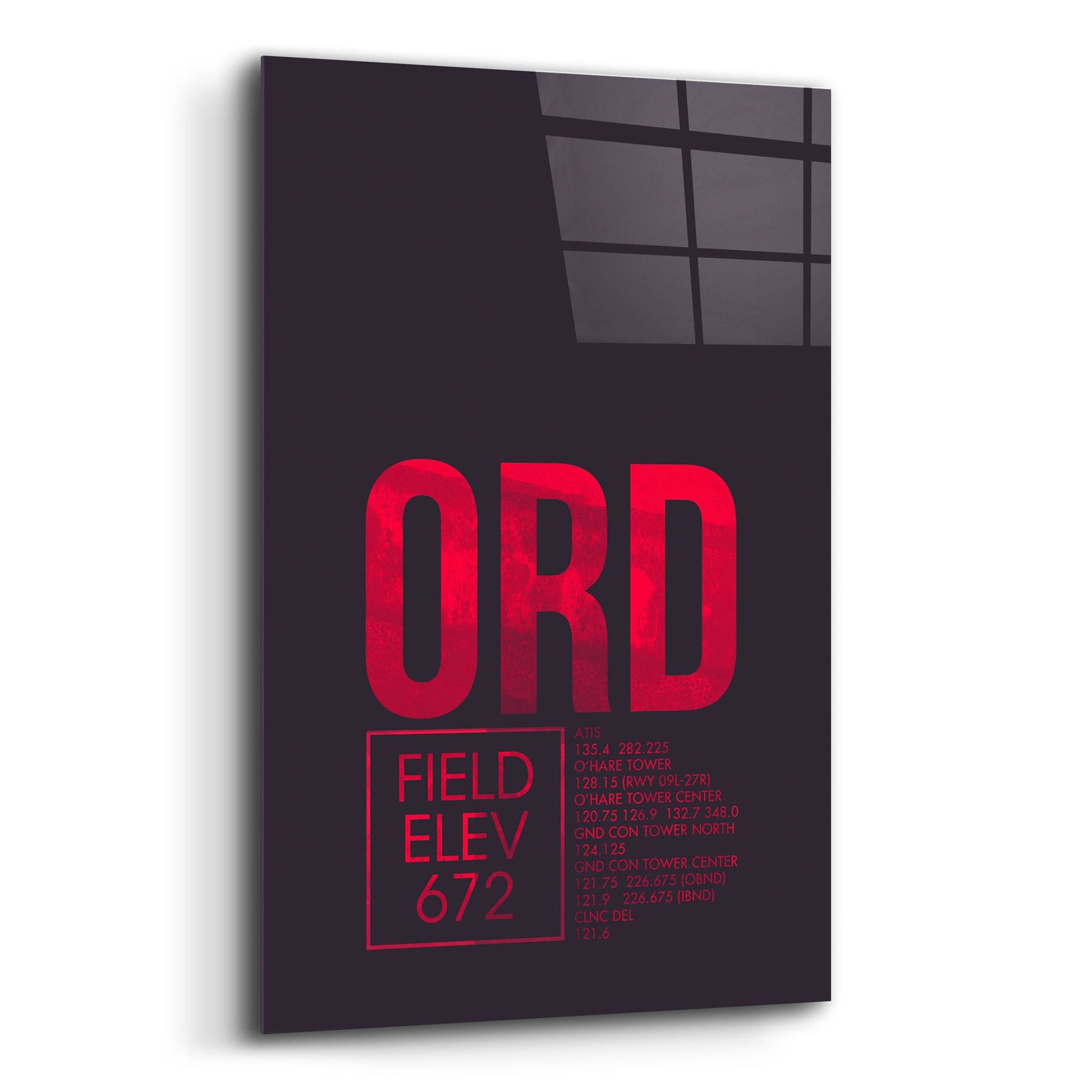 Epic Art 'ORD ATC' by O8 Left, Acrylic Glass Wall Art,12x16