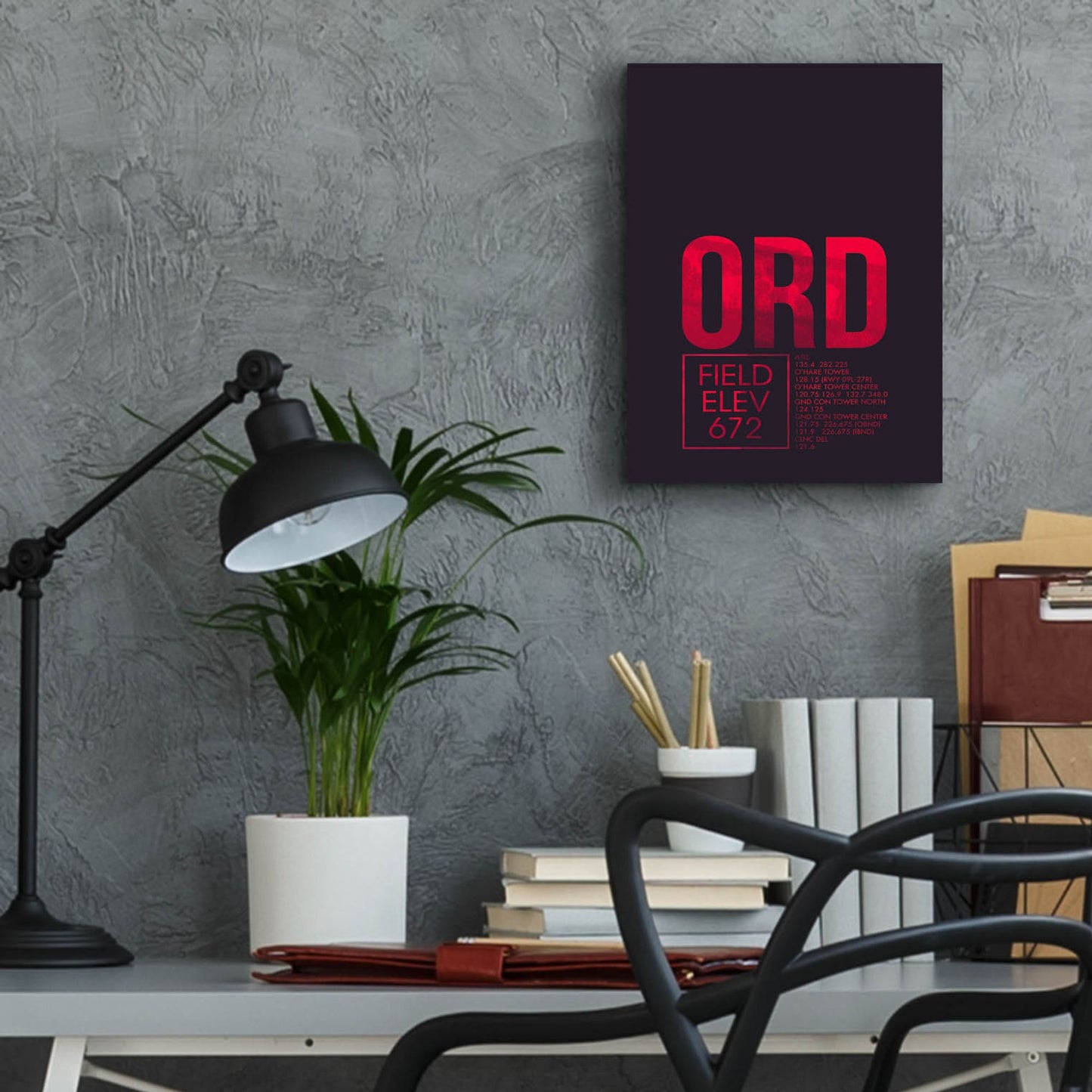 Epic Art 'ORD ATC' by O8 Left, Acrylic Glass Wall Art,12x16