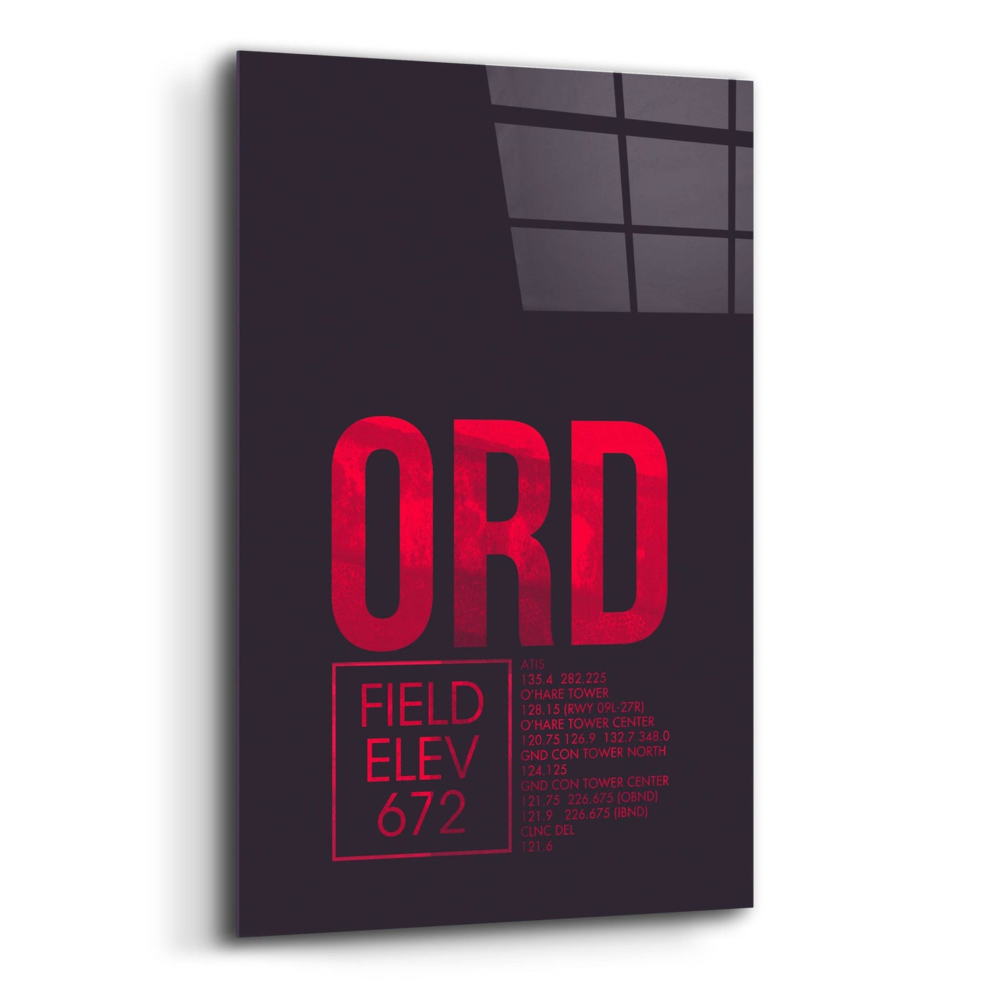 Epic Art 'ORD ATC' by O8 Left, Acrylic Glass Wall Art,16x24