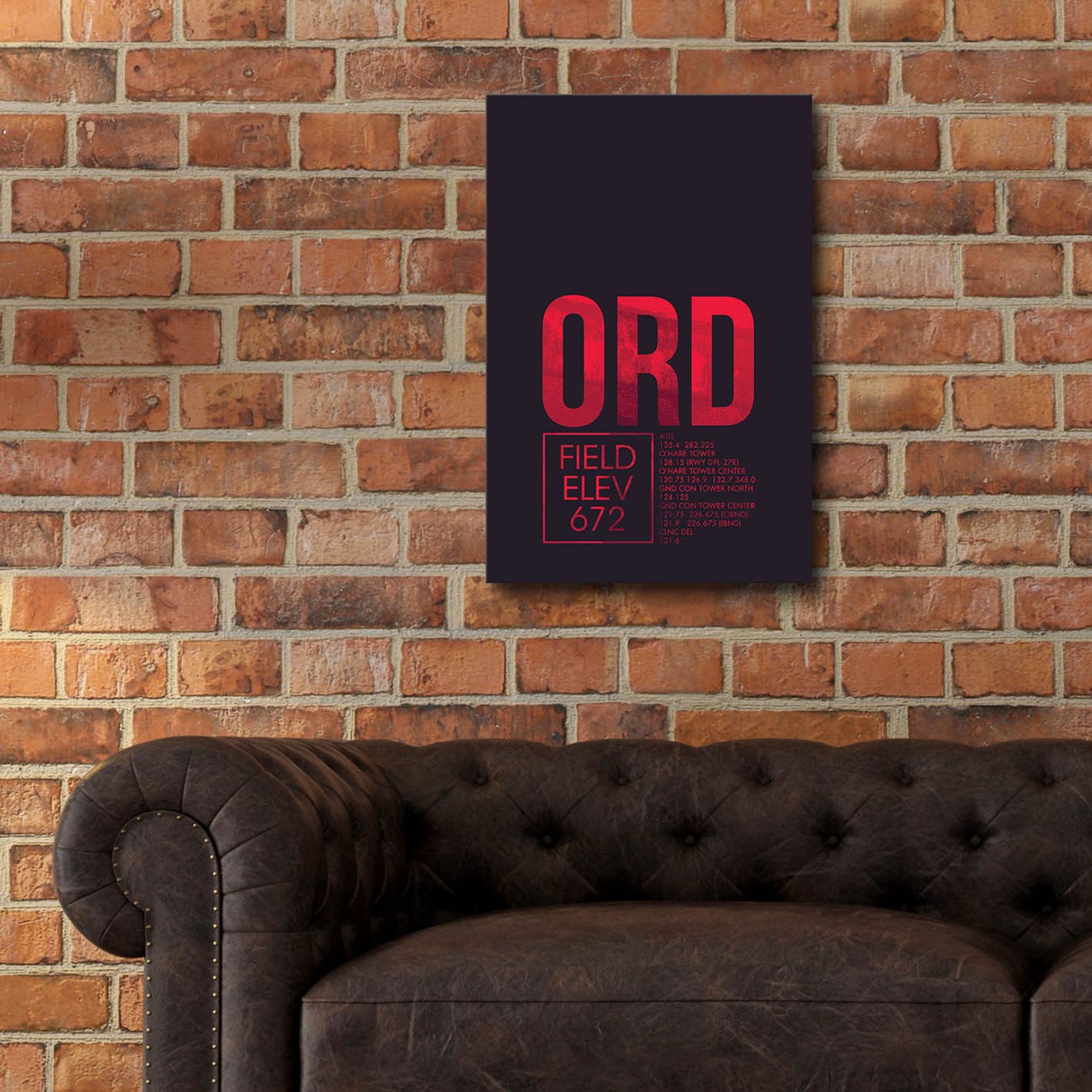 Epic Art 'ORD ATC' by O8 Left, Acrylic Glass Wall Art,16x24