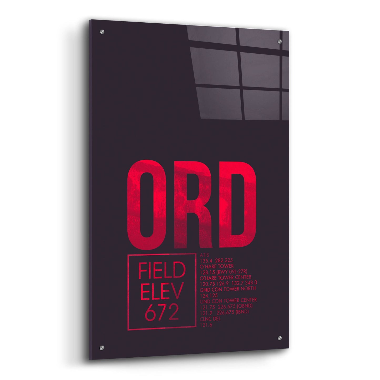 Epic Art 'ORD ATC' by O8 Left, Acrylic Glass Wall Art,24x36