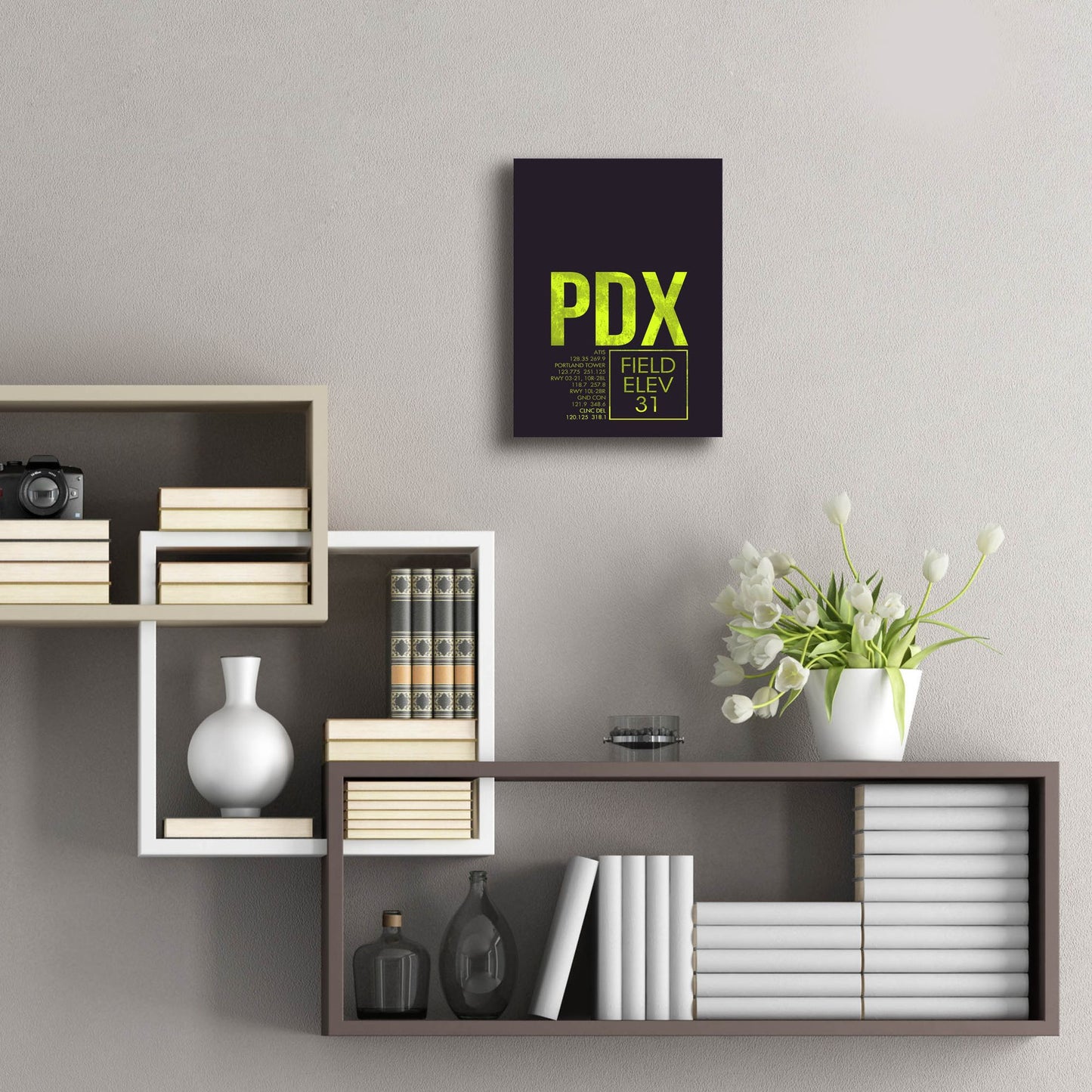 Epic Art 'PDX ATC' by O8 Left, Acrylic Glass Wall Art,12x16