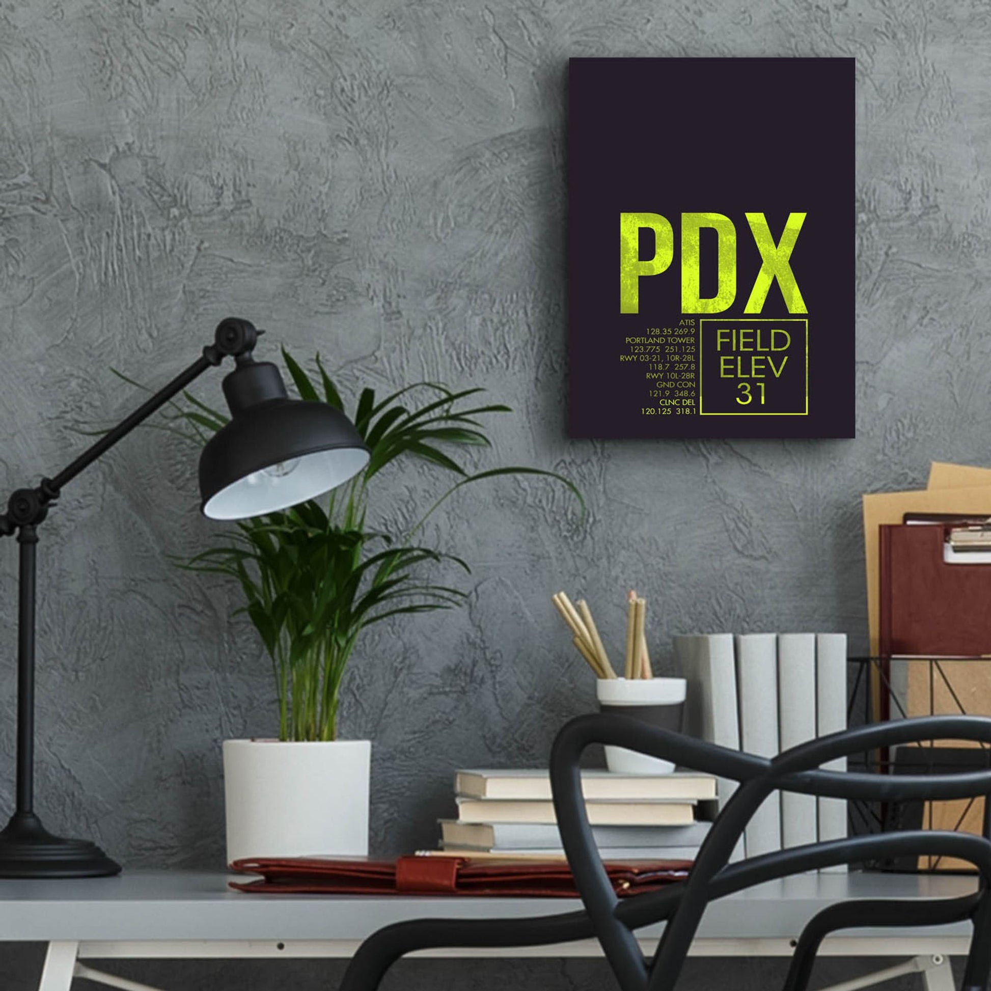 Epic Art 'PDX ATC' by O8 Left, Acrylic Glass Wall Art,12x16