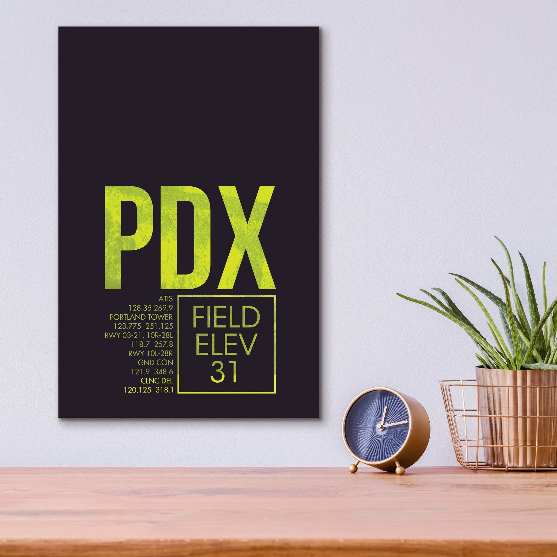 Epic Art 'PDX ATC' by O8 Left, Acrylic Glass Wall Art,12x16