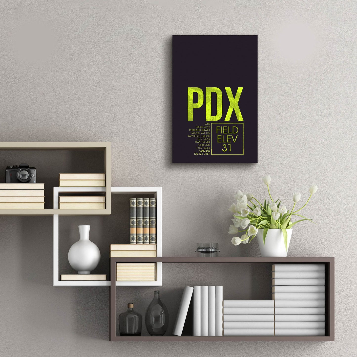 Epic Art 'PDX ATC' by O8 Left, Acrylic Glass Wall Art,16x24