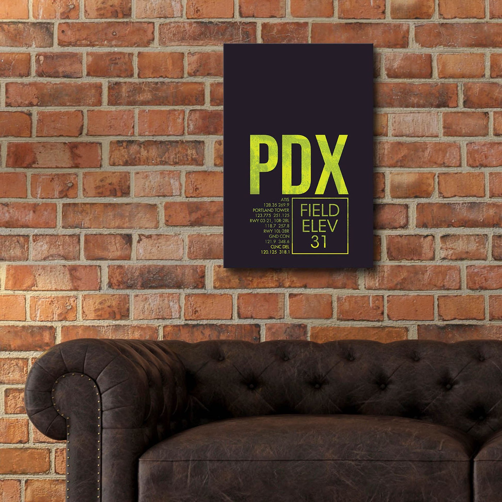 Epic Art 'PDX ATC' by O8 Left, Acrylic Glass Wall Art,16x24