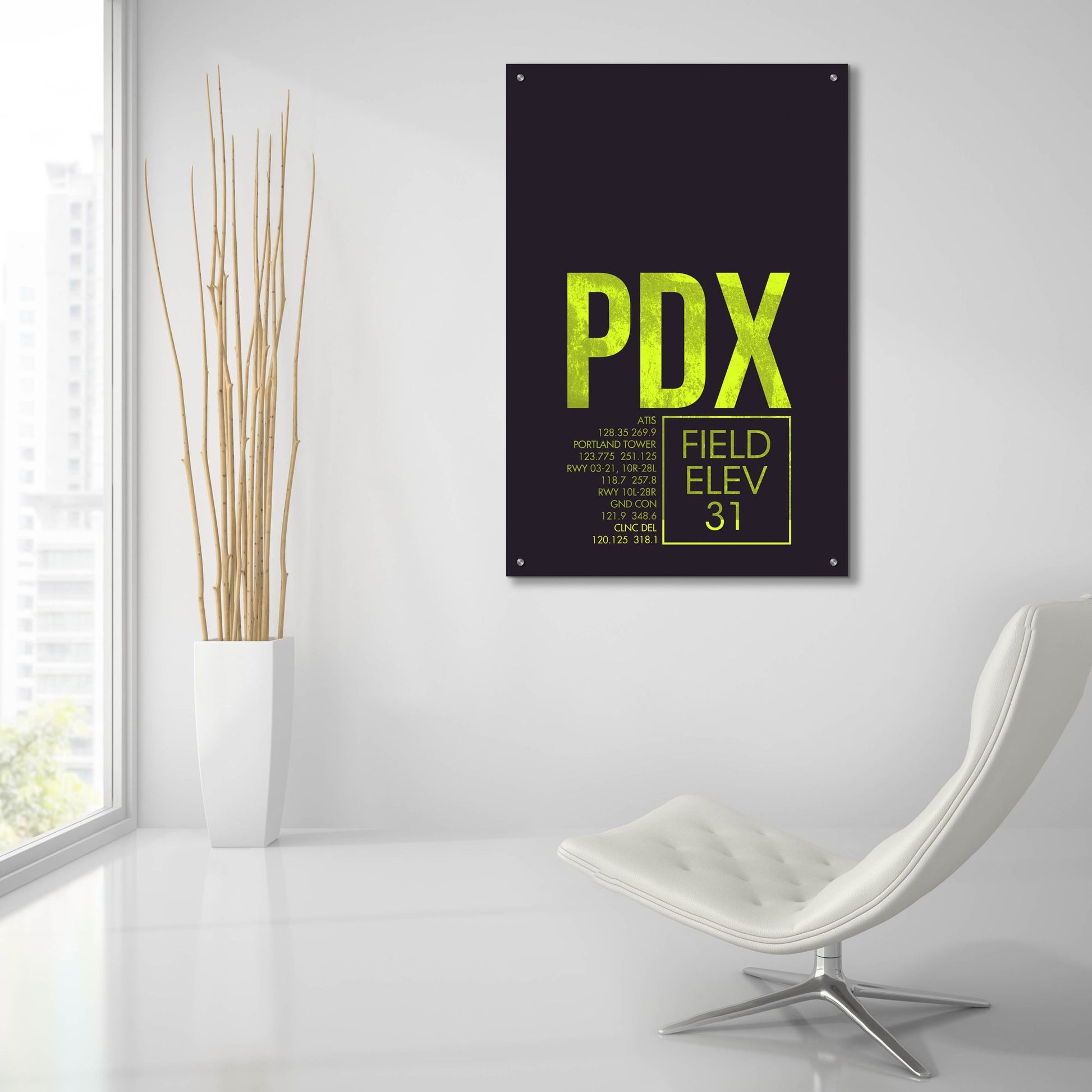 Epic Art 'PDX ATC' by O8 Left, Acrylic Glass Wall Art,24x36