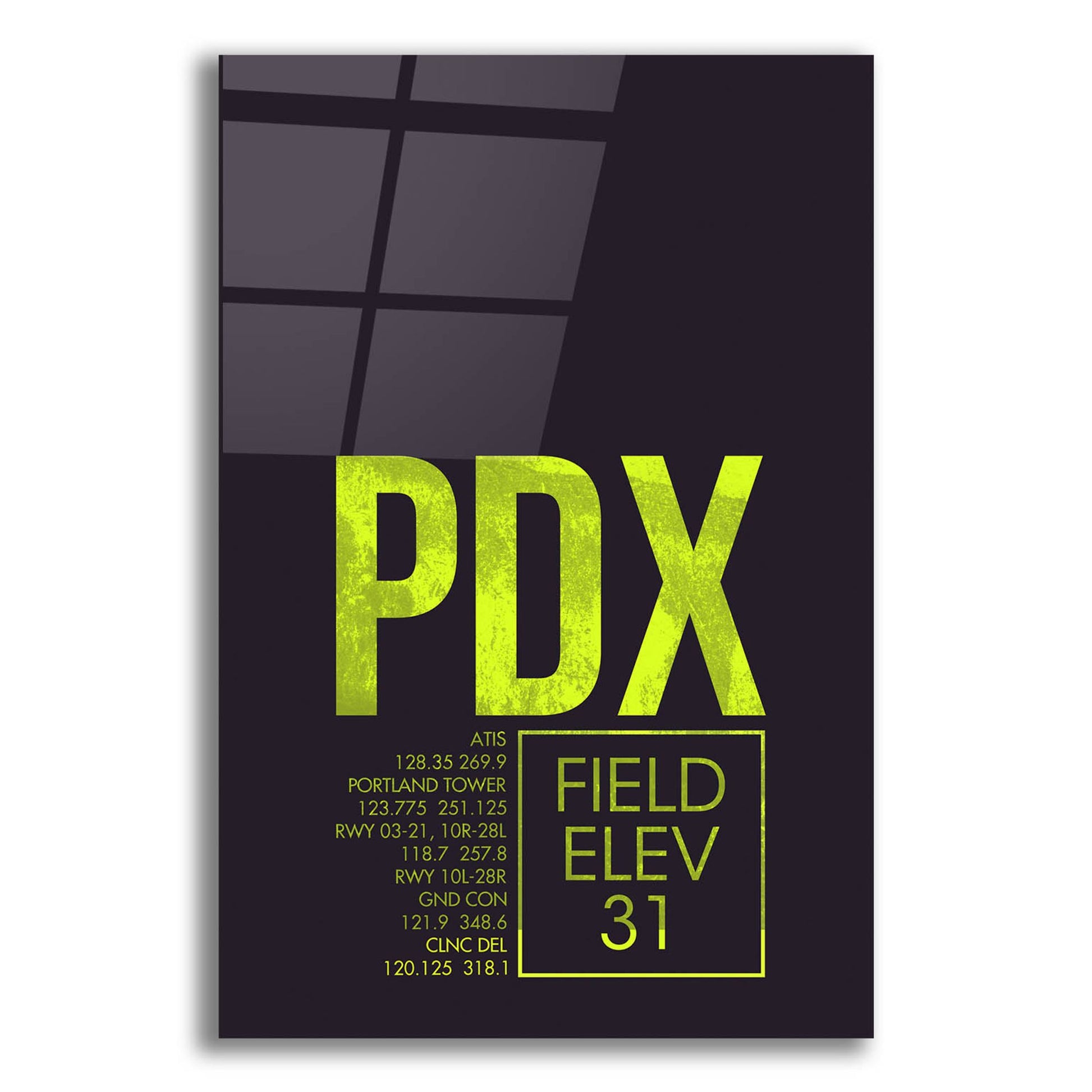 Epic Art 'PDX ATC' by O8 Left, Acrylic Glass Wall Art