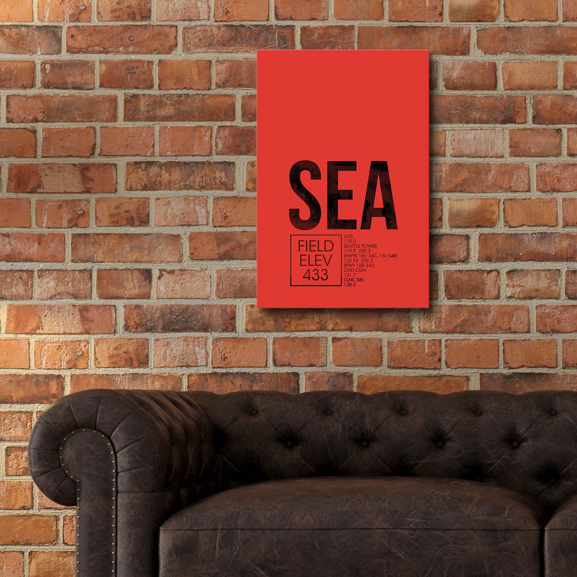 Epic Art 'SEA ATC' by O8 Left, Acrylic Glass Wall Art,16x24