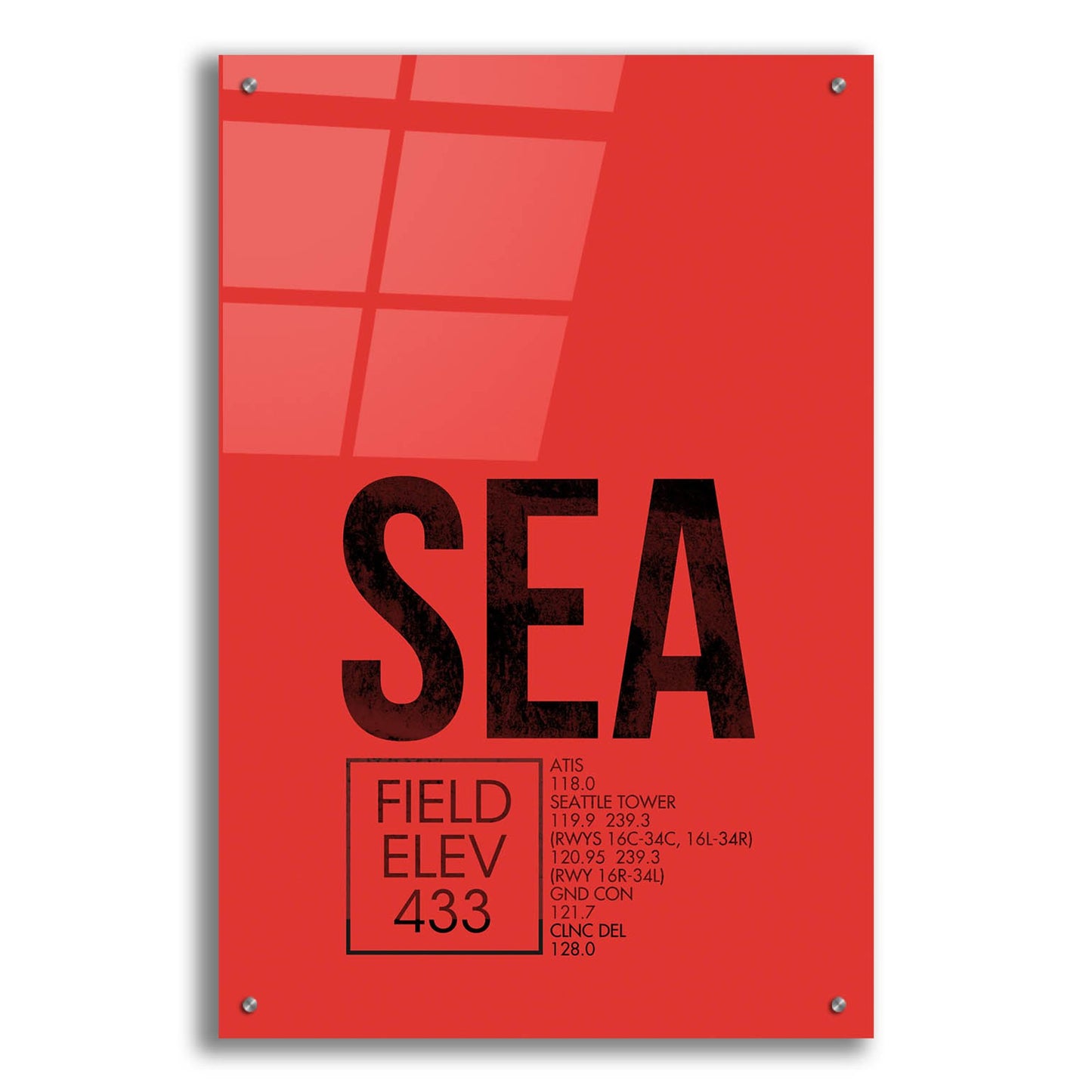 Epic Art 'SEA ATC' by O8 Left, Acrylic Glass Wall Art