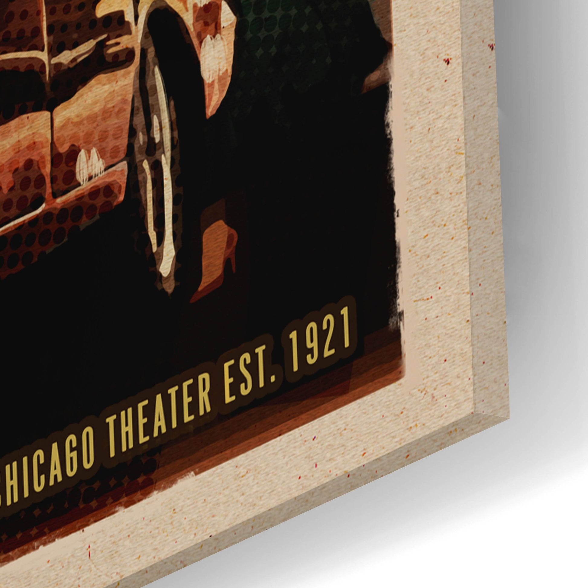 Epic Art 'Chicago Theater' by Old Red Truck, Acrylic Glass Wall Art,12x16