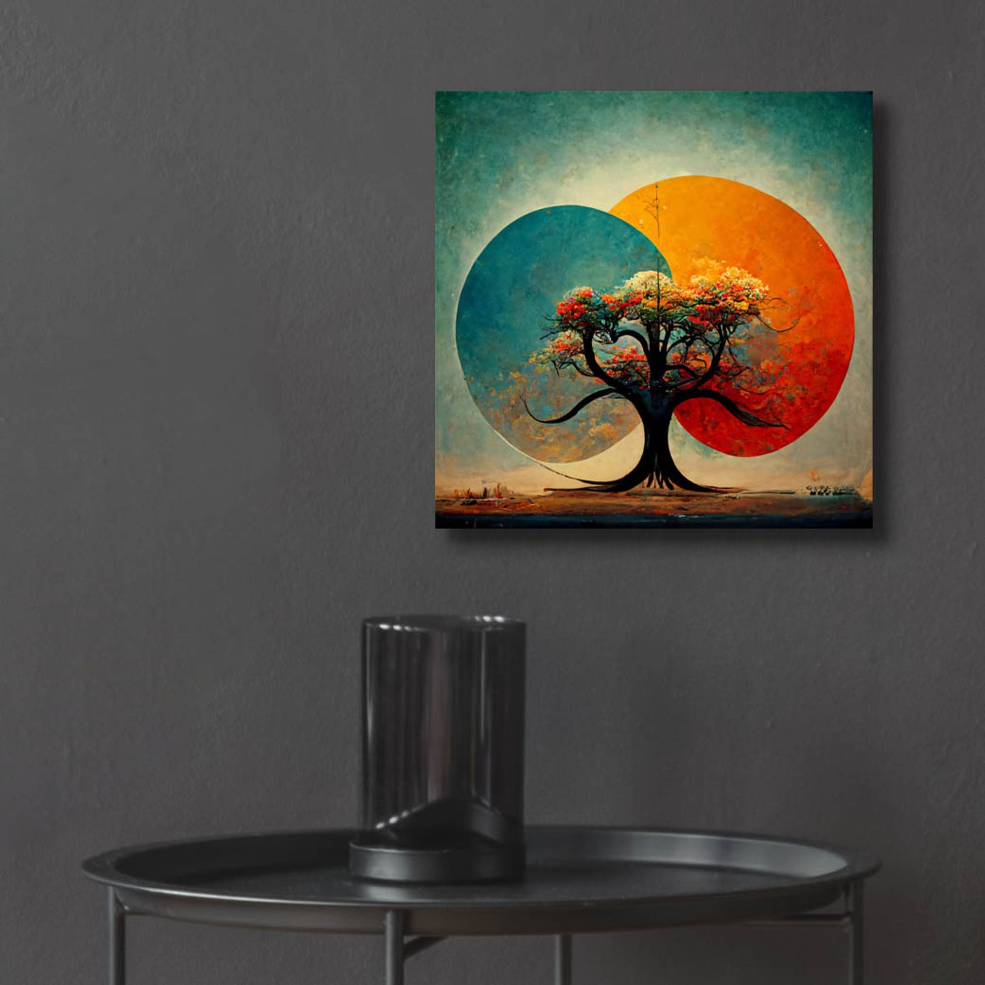 Epic Art 'Tree Of Life 2' by Ray Heere, Acrylic Glass Wall Art,12x12