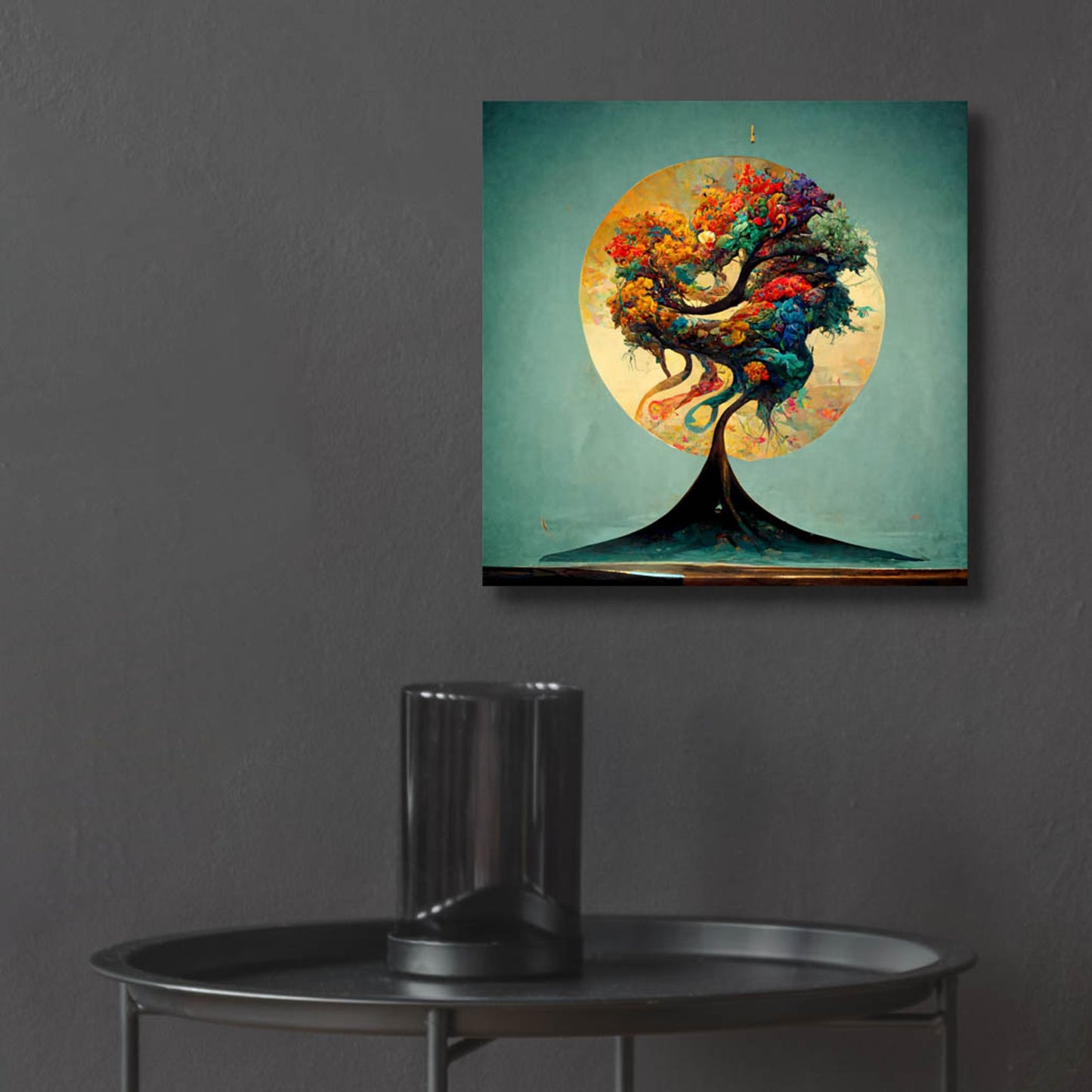 Epic Art 'Tree Of Life 10' by Ray Heere, Acrylic Glass Wall Art,12x12