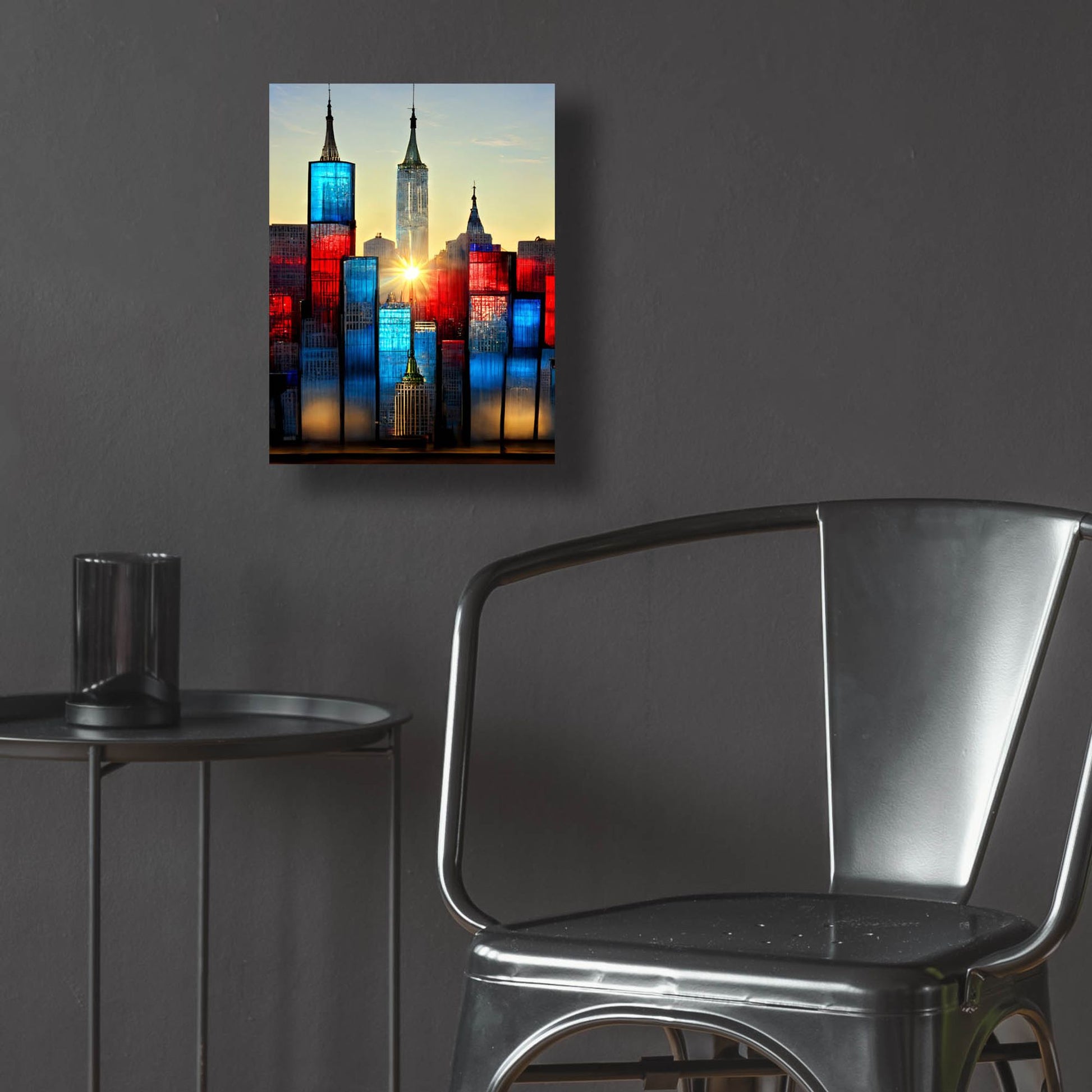 Epic Art 'New York 1' by Ray Heere, Acrylic Glass Wall Art,12x16