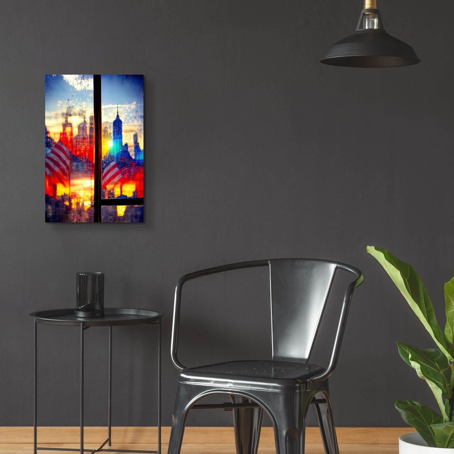 Epic Art 'New York 2' by Ray Heere, Acrylic Glass Wall Art,16x24