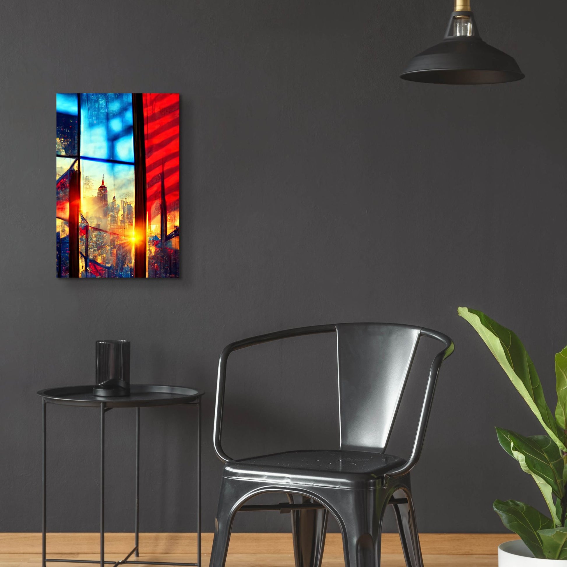 Epic Art 'New York 3' by Ray Heere, Acrylic Glass Wall Art,16x24