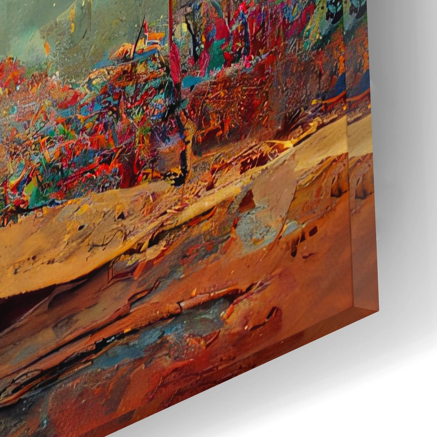 Epic Art 'Tree Of Life 31' by Ray Heere, Acrylic Glass Wall Art,12x12