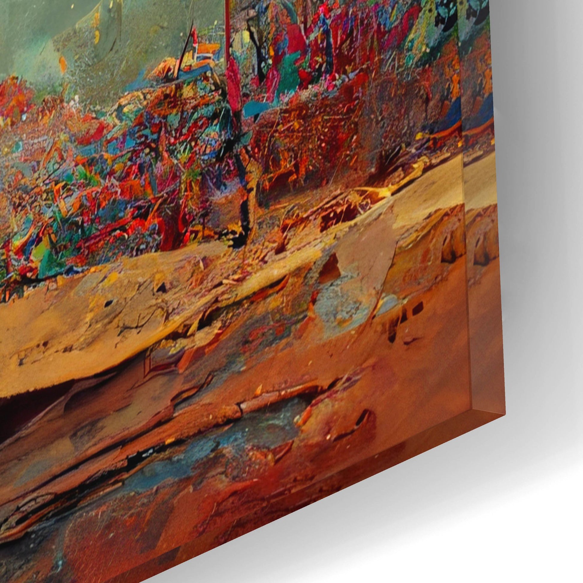 Epic Art 'Tree Of Life 31' by Ray Heere, Acrylic Glass Wall Art,12x12
