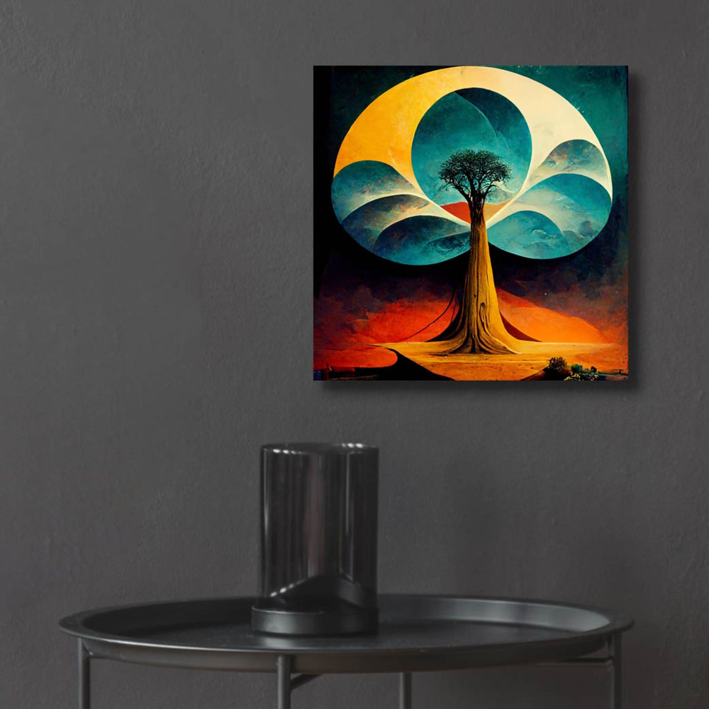 Epic Art 'Tree Of Life 34' by Ray Heere, Acrylic Glass Wall Art,12x12