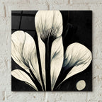 Epic Art 'Flowers Black White 13' by Ray Heere, Acrylic Glass Wall Art,12x12