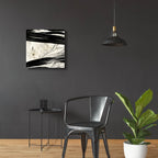 Epic Art 'Flowers Black White 17' by Ray Heere, Acrylic Glass Wall Art,24x24