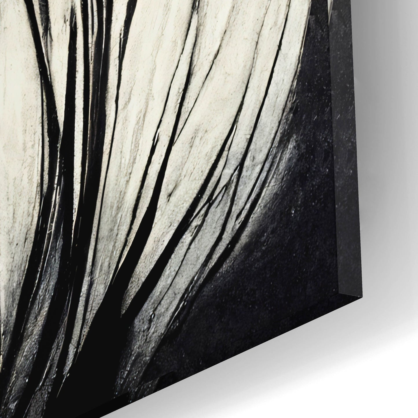 Epic Art 'Flowers Black White 30' by Ray Heere, Acrylic Glass Wall Art,12x12