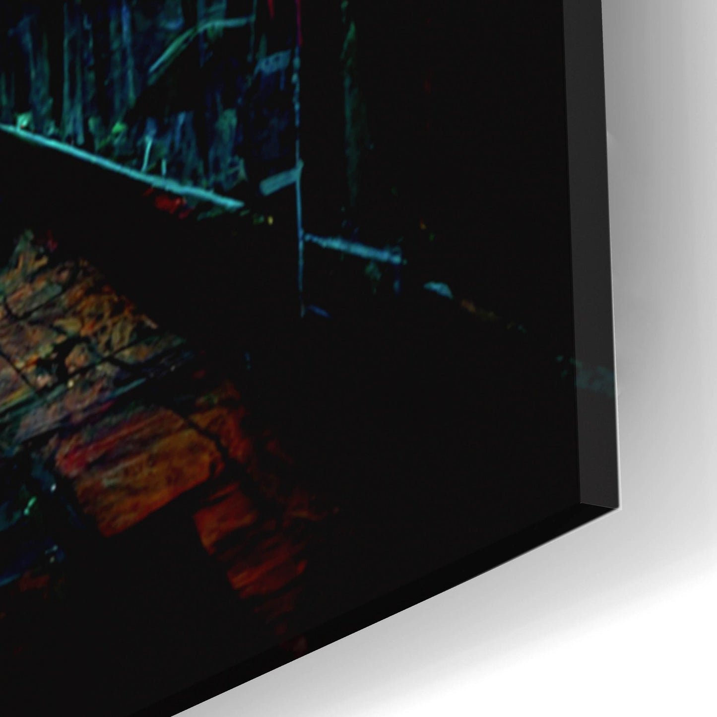 Epic Art 'Abstract City 1' by Romantz Art, Acrylic Glass Wall Art,16x24