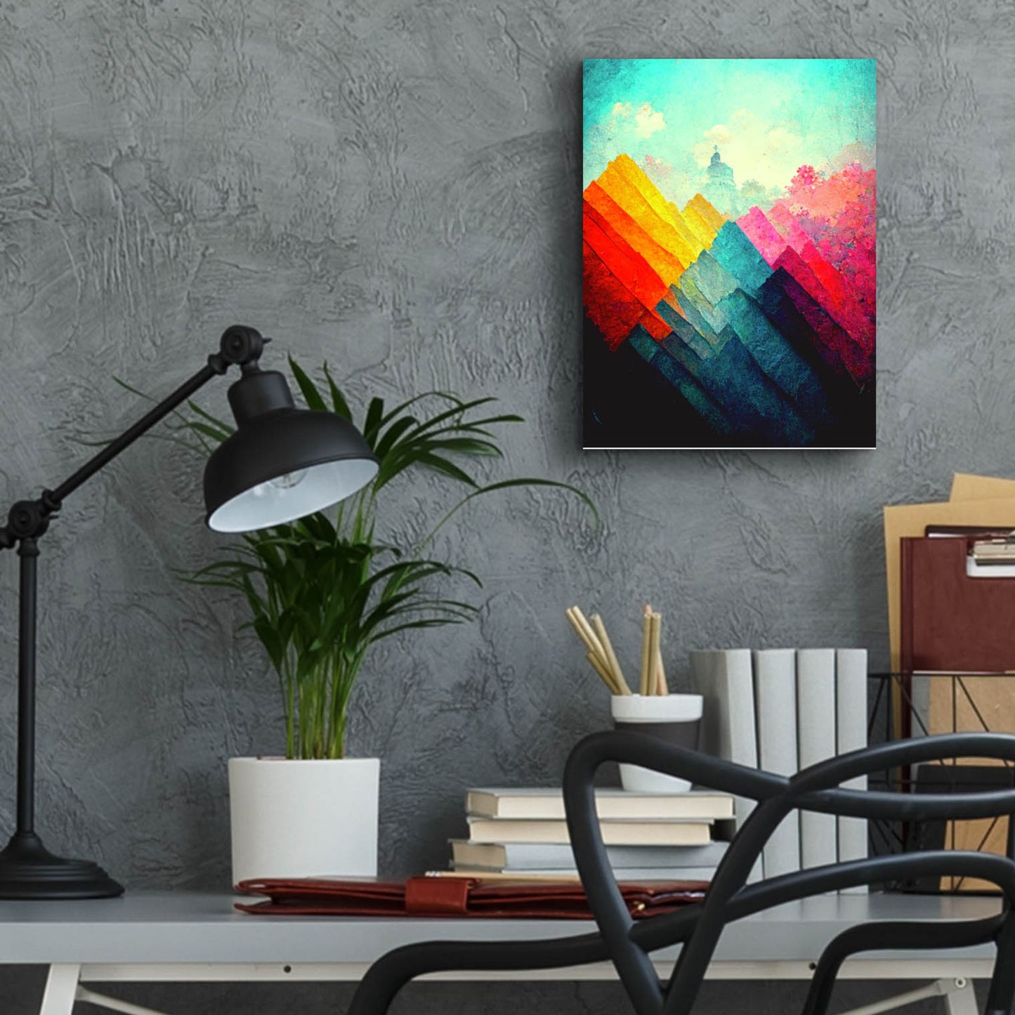 Epic Art 'Change Of Scenery 1' by Romantz Art, Acrylic Glass Wall Art,12x16