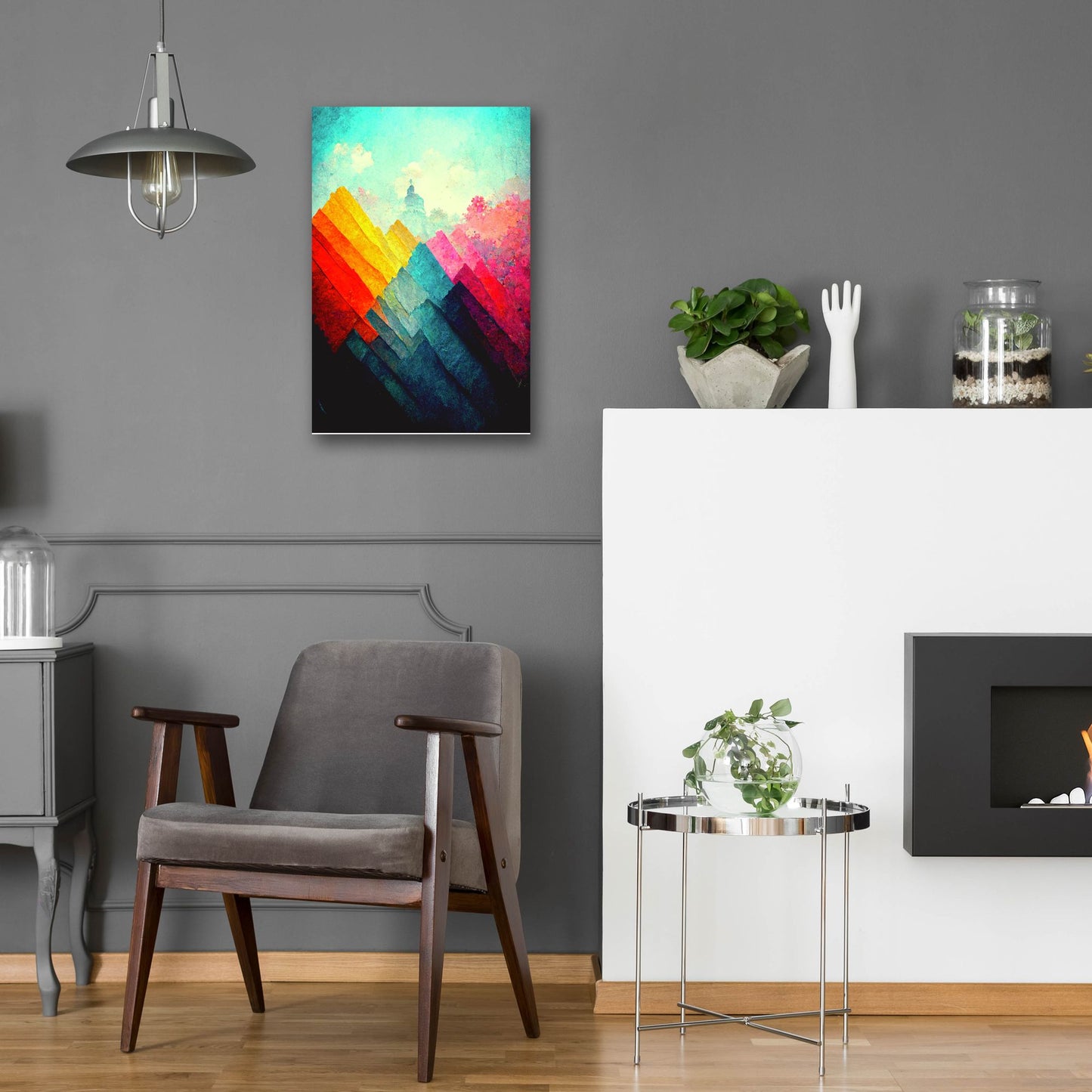 Epic Art 'Change Of Scenery 1' by Romantz Art, Acrylic Glass Wall Art,16x24