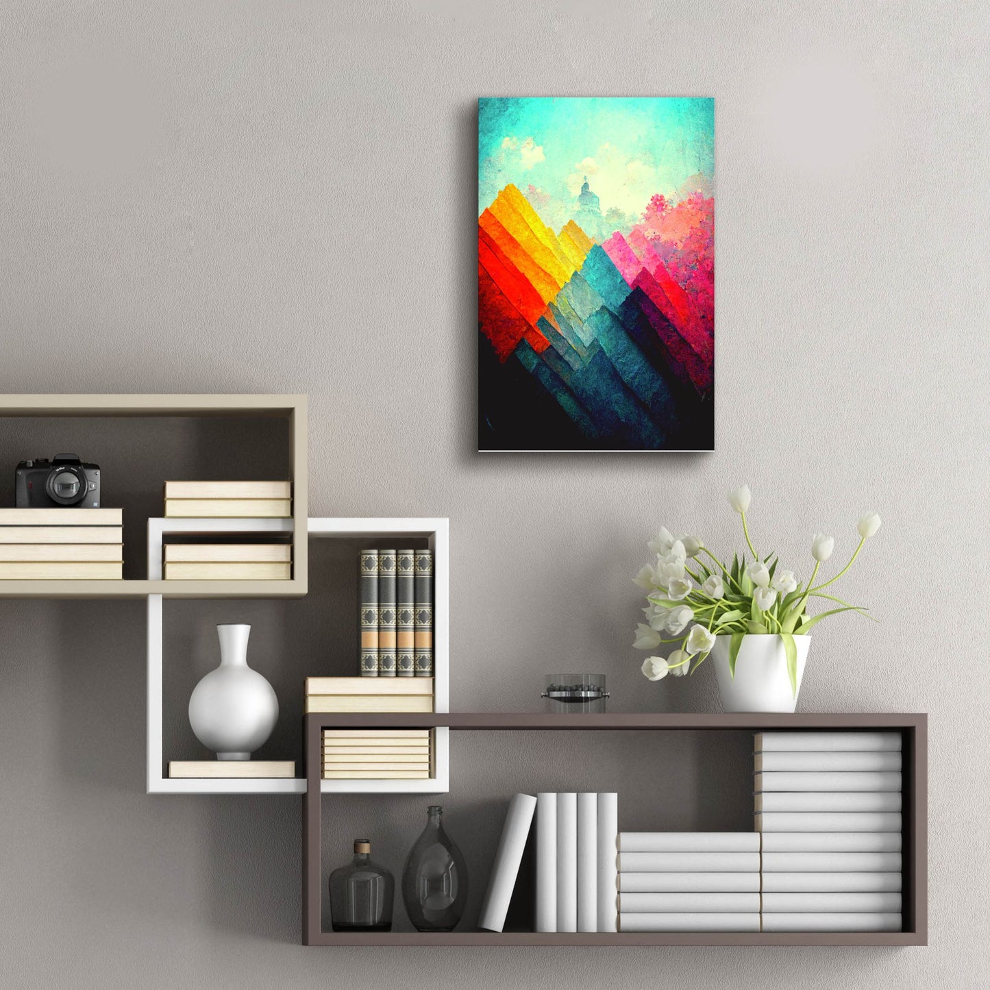 Epic Art 'Change Of Scenery 1' by Romantz Art, Acrylic Glass Wall Art,16x24