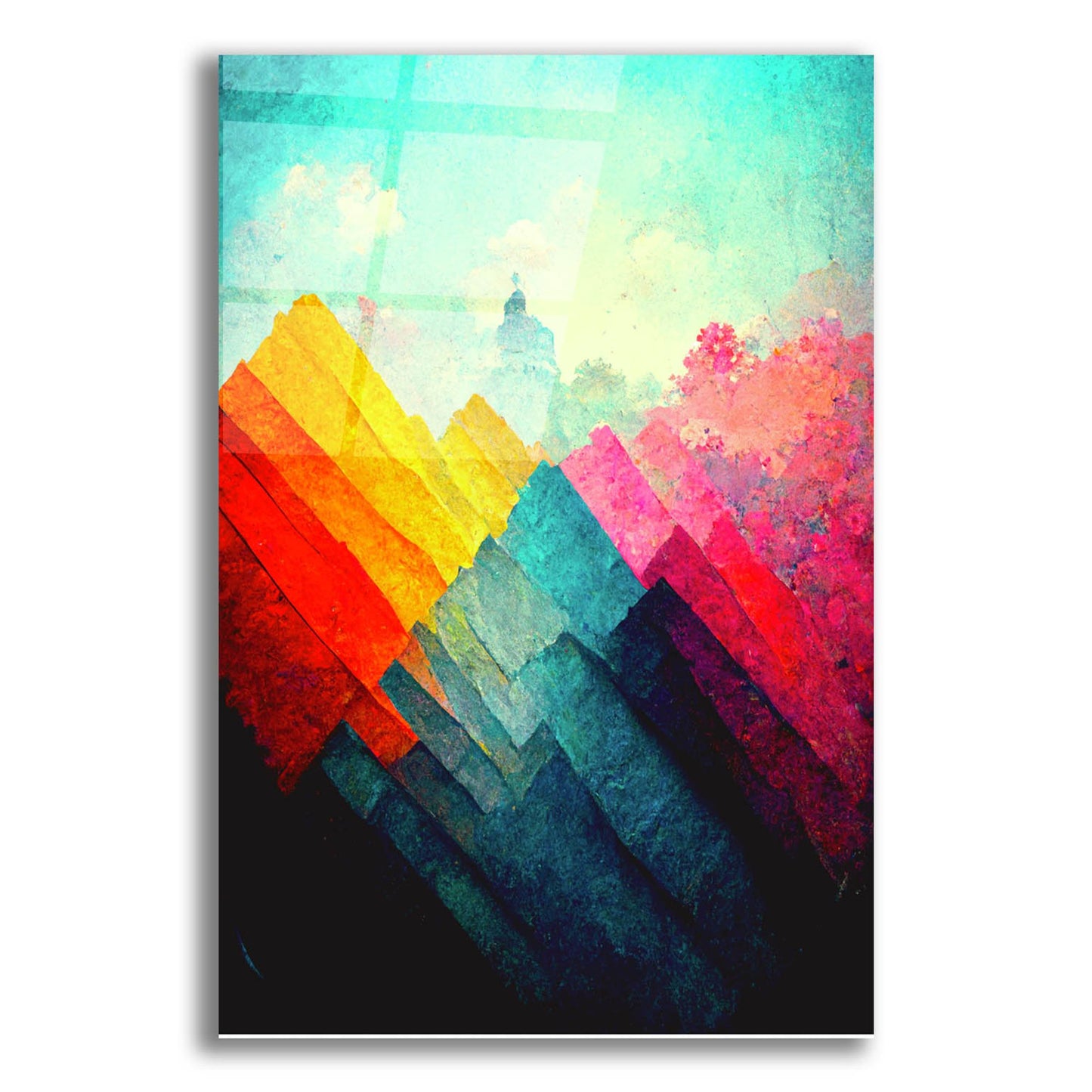 Epic Art 'Change Of Scenery 1' by Romantz Art, Acrylic Glass Wall Art,16x24