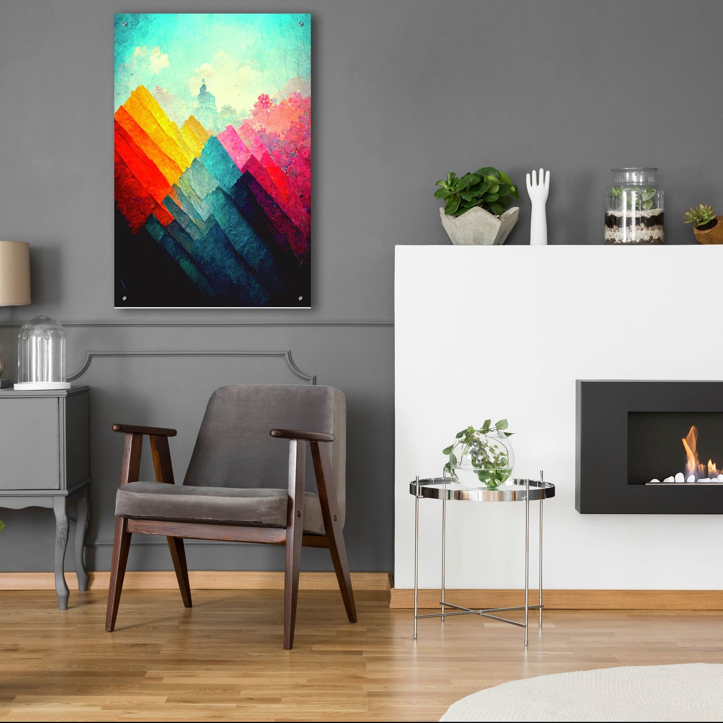 Epic Art 'Change Of Scenery 1' by Romantz Art, Acrylic Glass Wall Art,24x36
