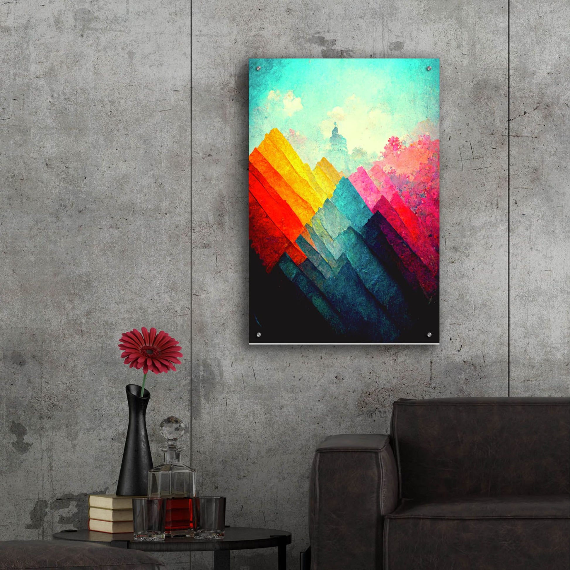 Epic Art 'Change Of Scenery 1' by Romantz Art, Acrylic Glass Wall Art,24x36