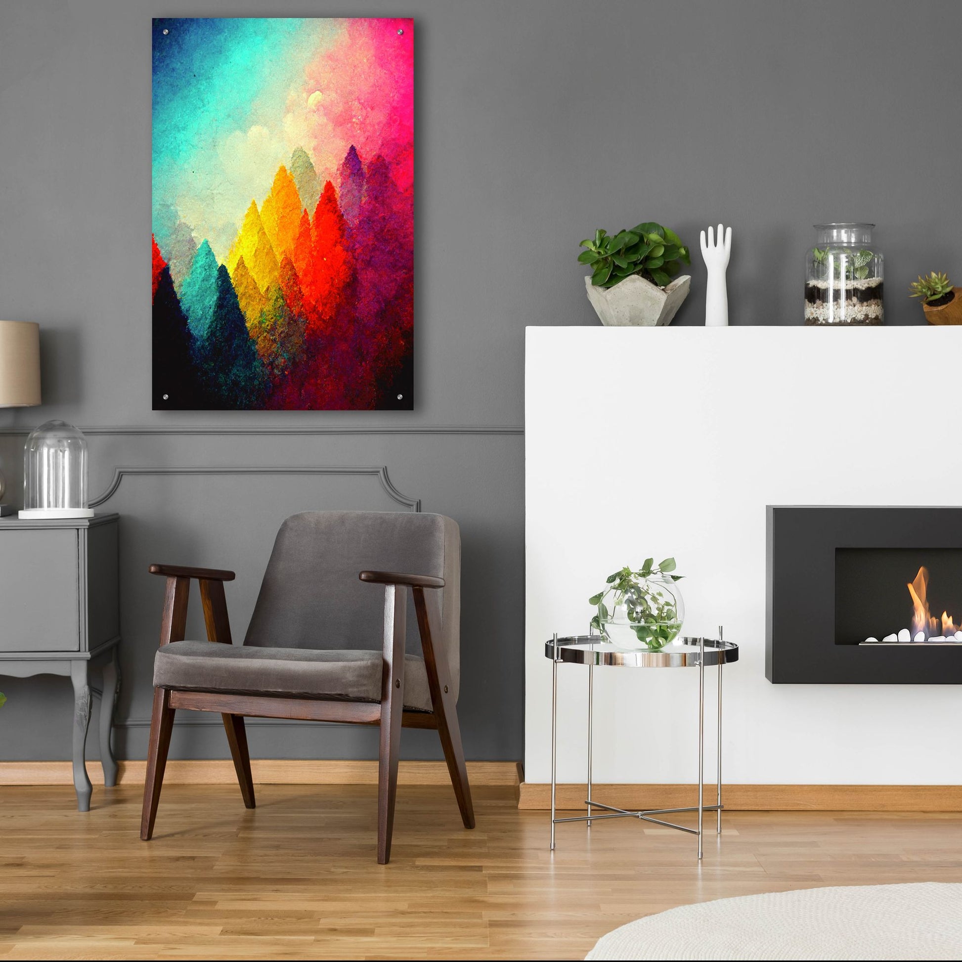 Epic Art 'Change Of Scenery 2' by Romantz Art, Acrylic Glass Wall Art,24x36