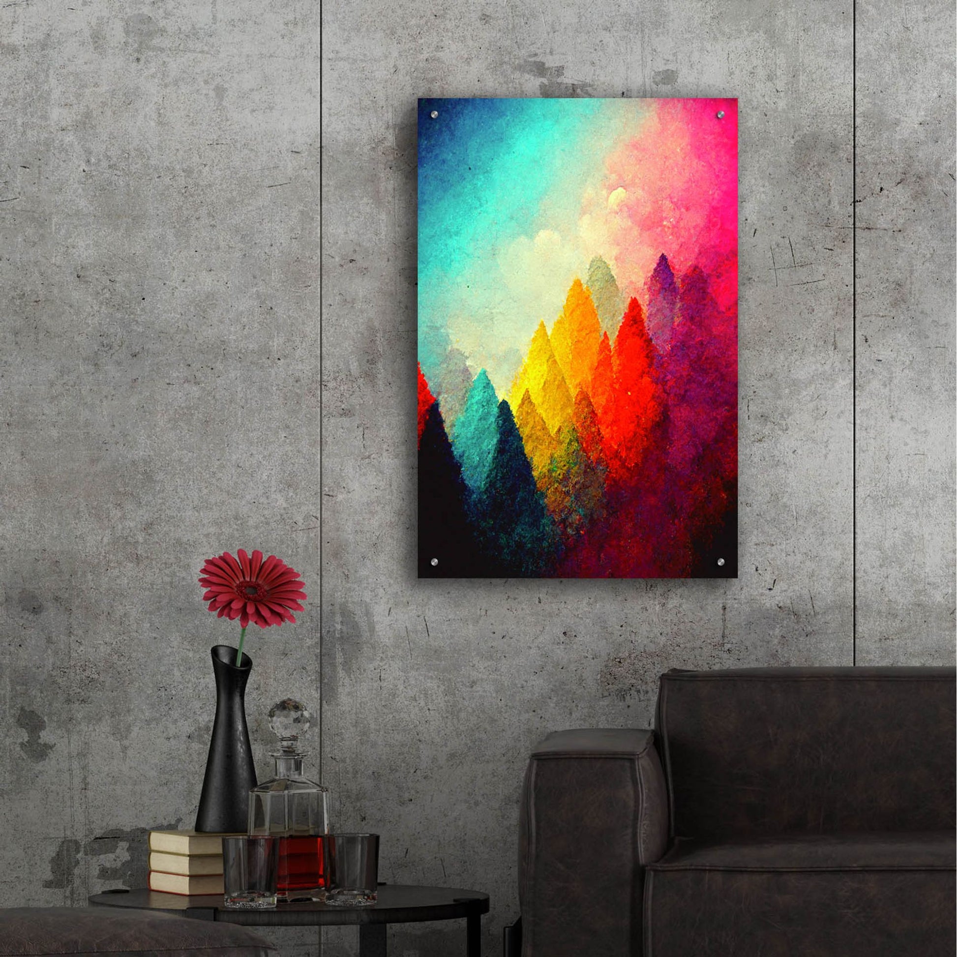 Epic Art 'Change Of Scenery 2' by Romantz Art, Acrylic Glass Wall Art,24x36