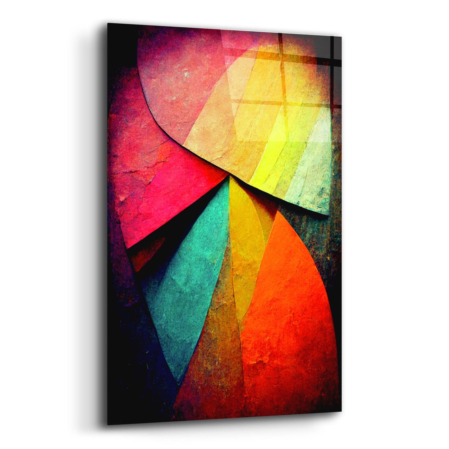 Epic Art 'Shield Wall' by Romantz Art, Acrylic Glass Wall Art,12x16